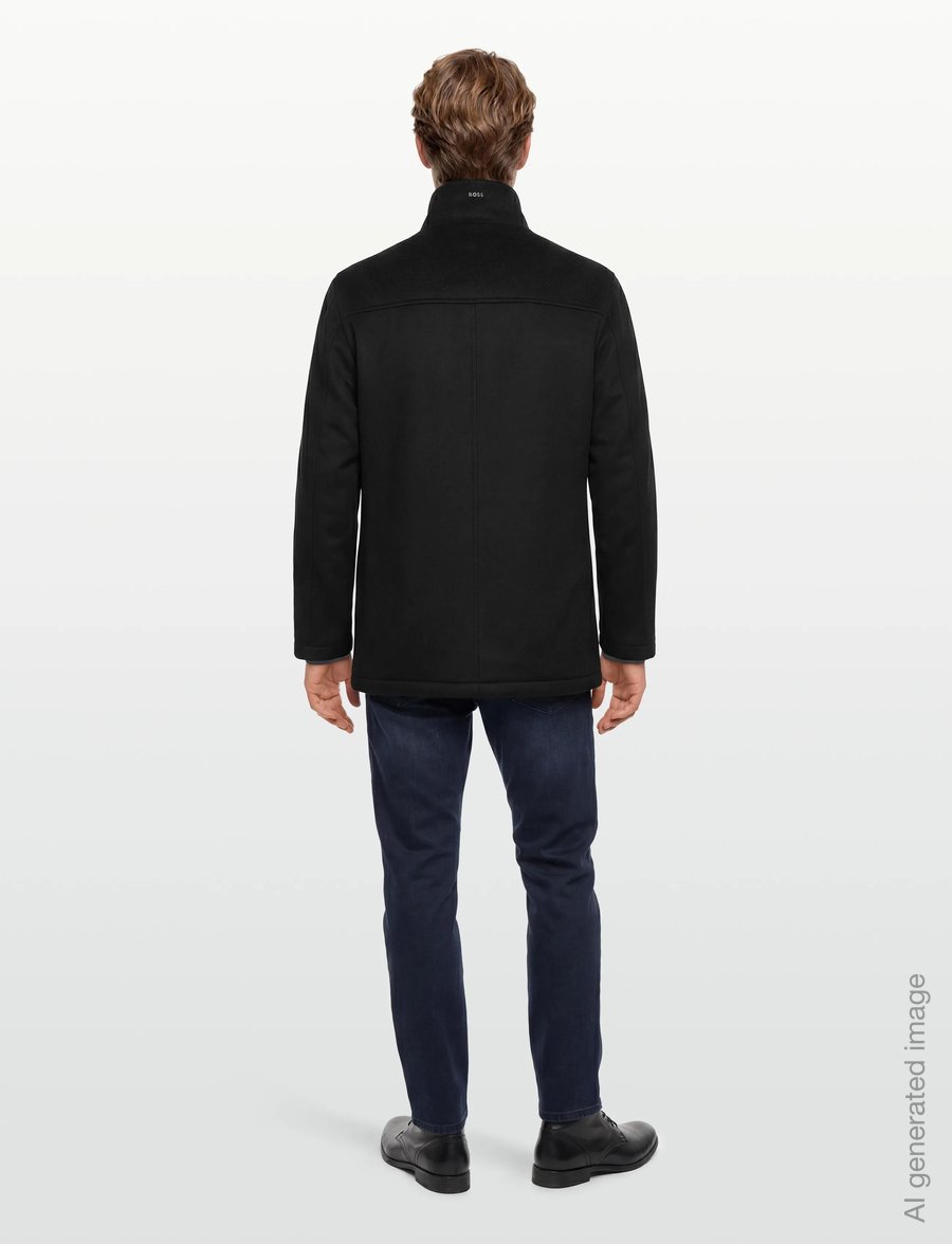 BOSS - H-Coxtan-234 - wool jackets - black - 5