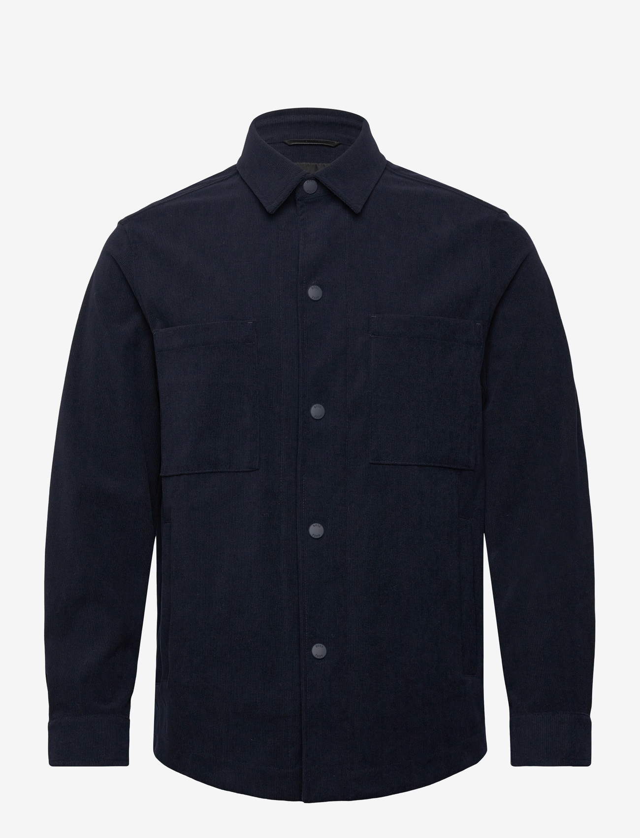 BOSS - P-Carper-OS-WG-254F - cordhemden - dark blue - 0