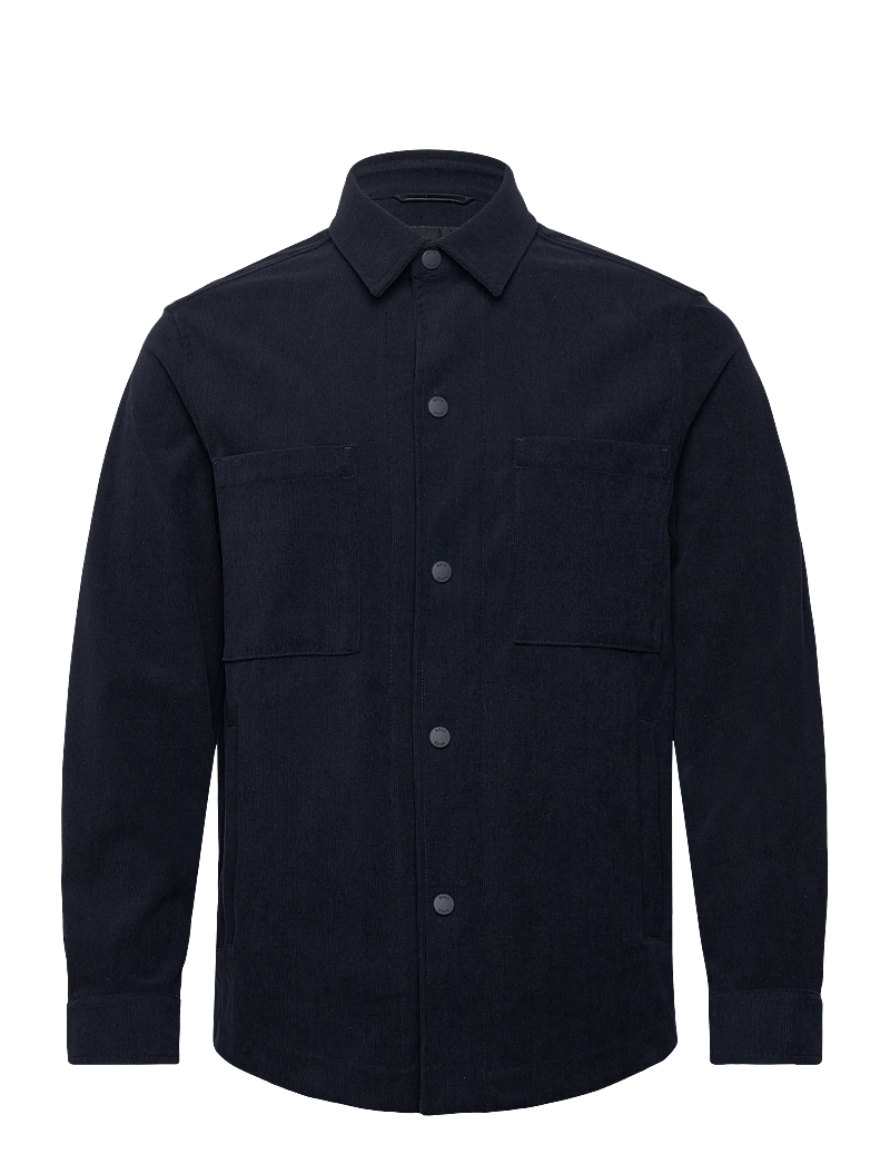 BOSS - P-Carper-OS-WG-254F - cordhemden - dark blue - 0