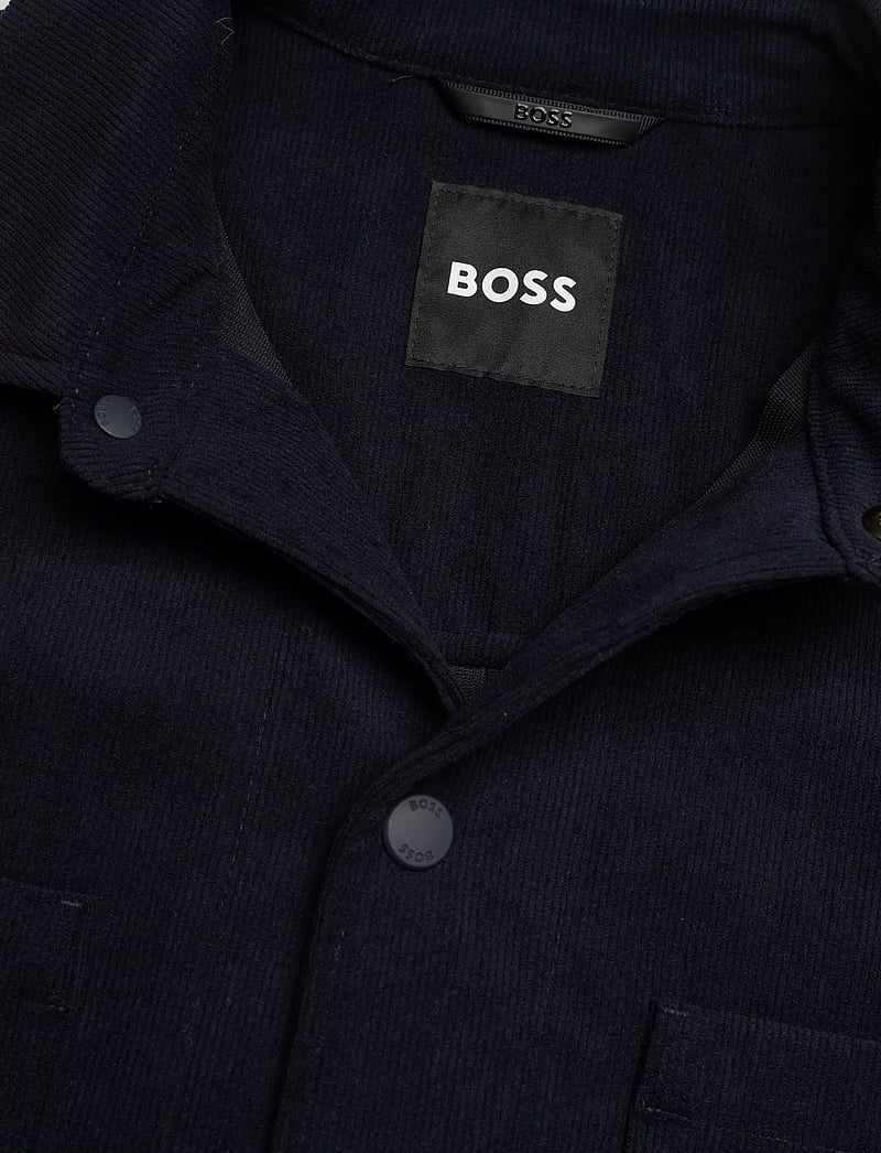 BOSS - P-Carper-OS-WG-254F - cordhemden - dark blue - 2