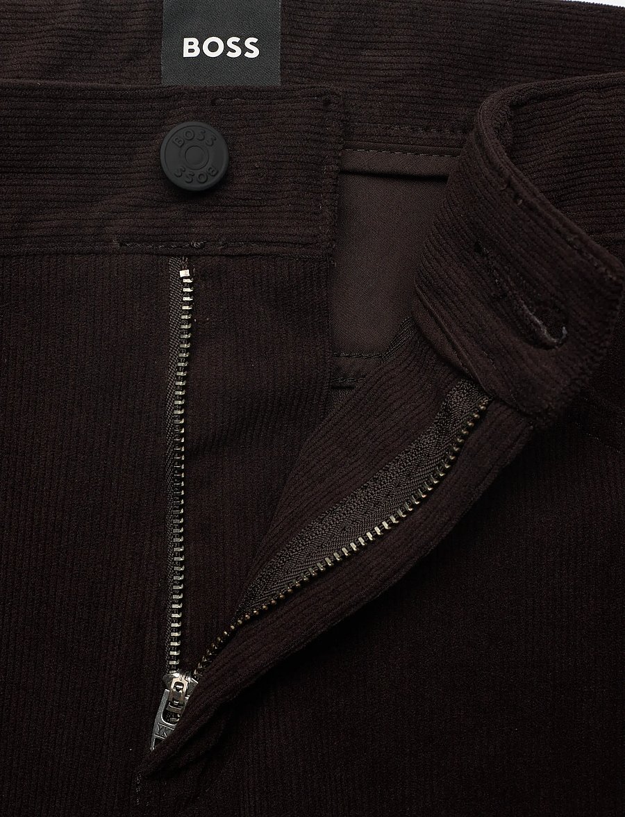 BOSS - P-Delaware5 - vabaajapüksid - dark brown - 3