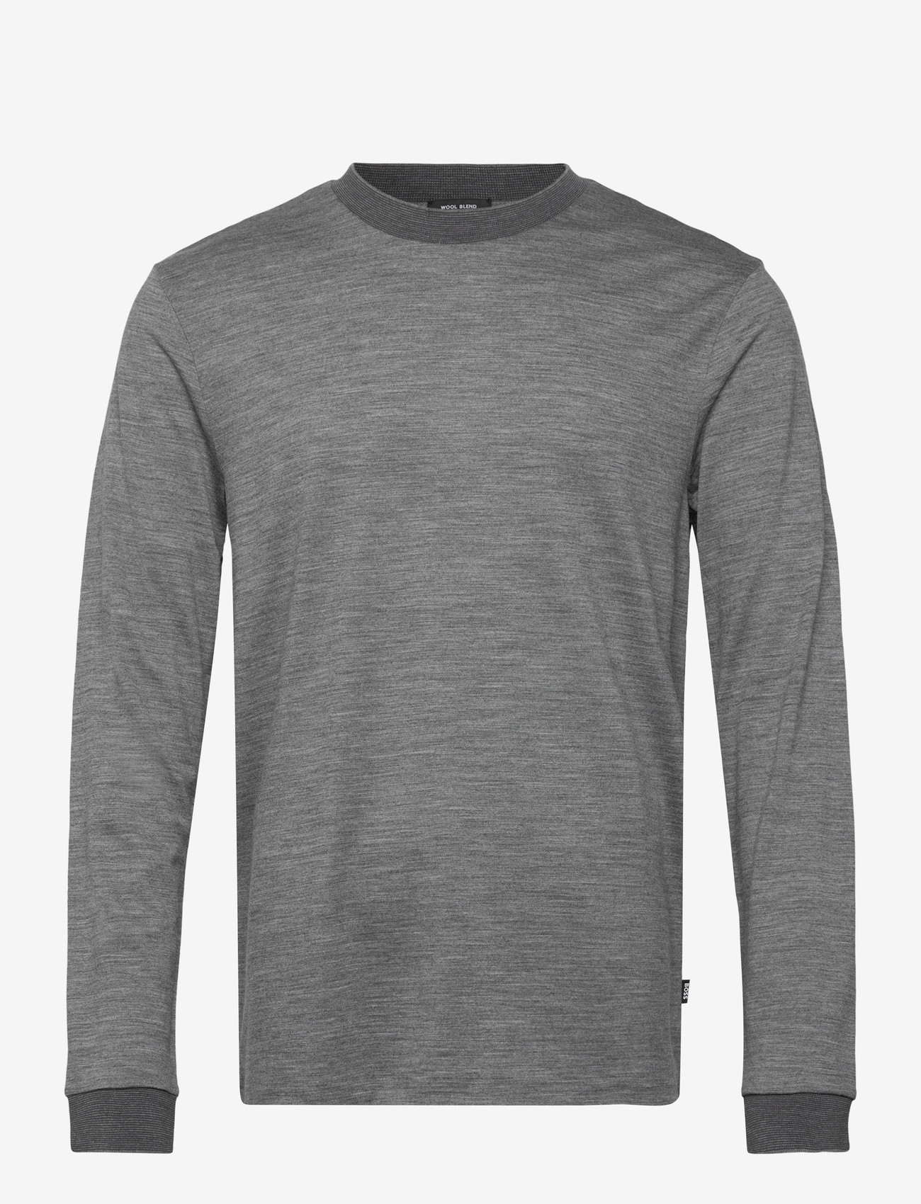 BOSS - H-Talley 110 - langærmede t-shirts - medium grey - 0