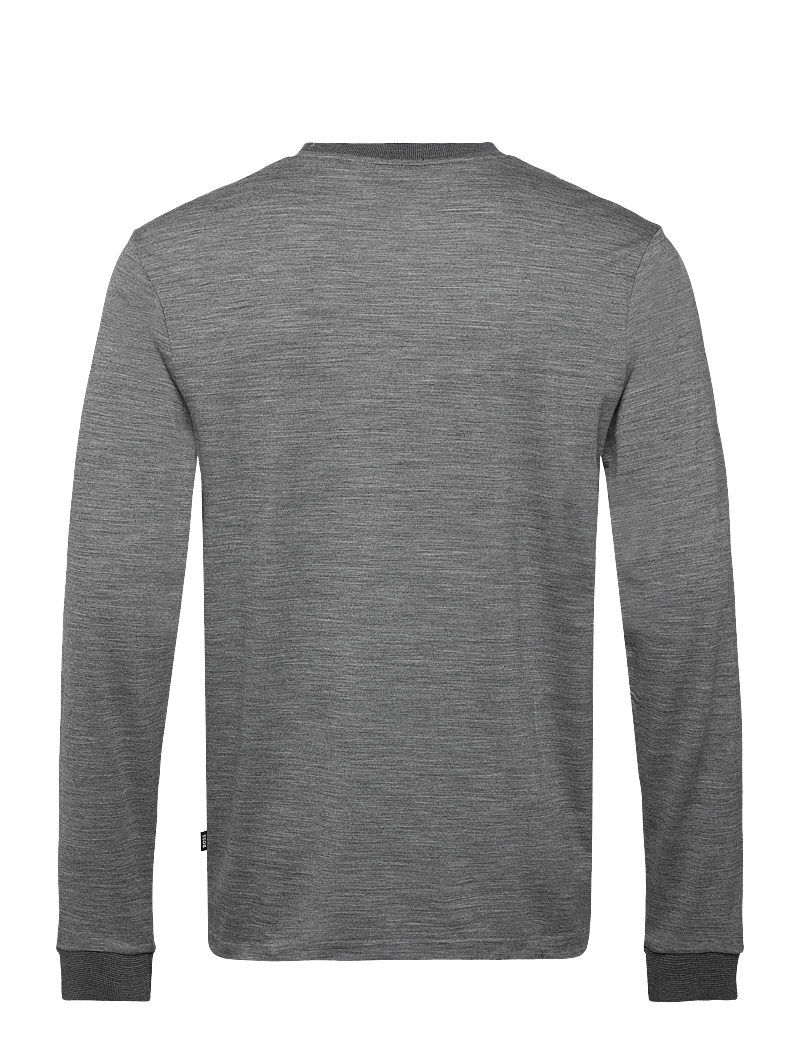 BOSS - H-Talley 110 - langærmede t-shirts - medium grey - 1