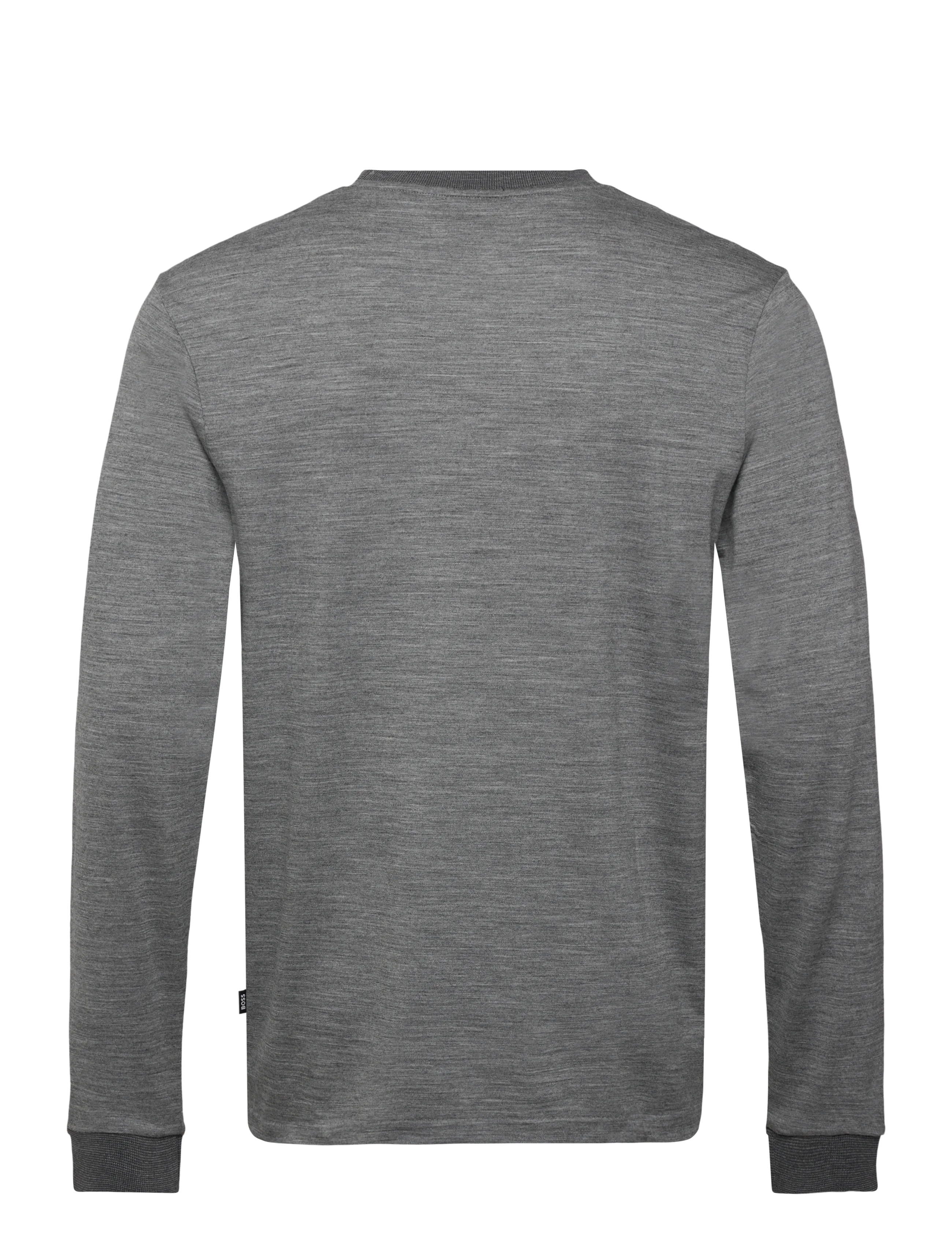 BOSS - H-Talley 110 - long-sleeved t-shirts - medium grey - 2