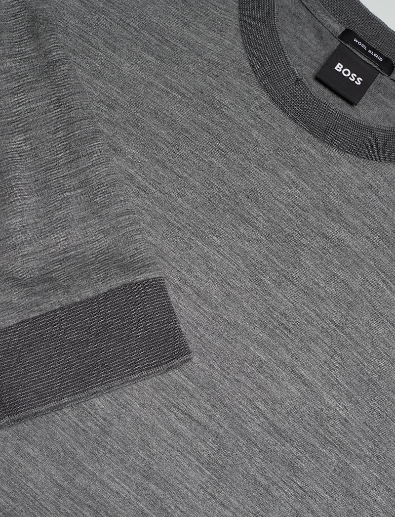 BOSS - H-Talley 110 - langærmede t-shirts - medium grey - 2