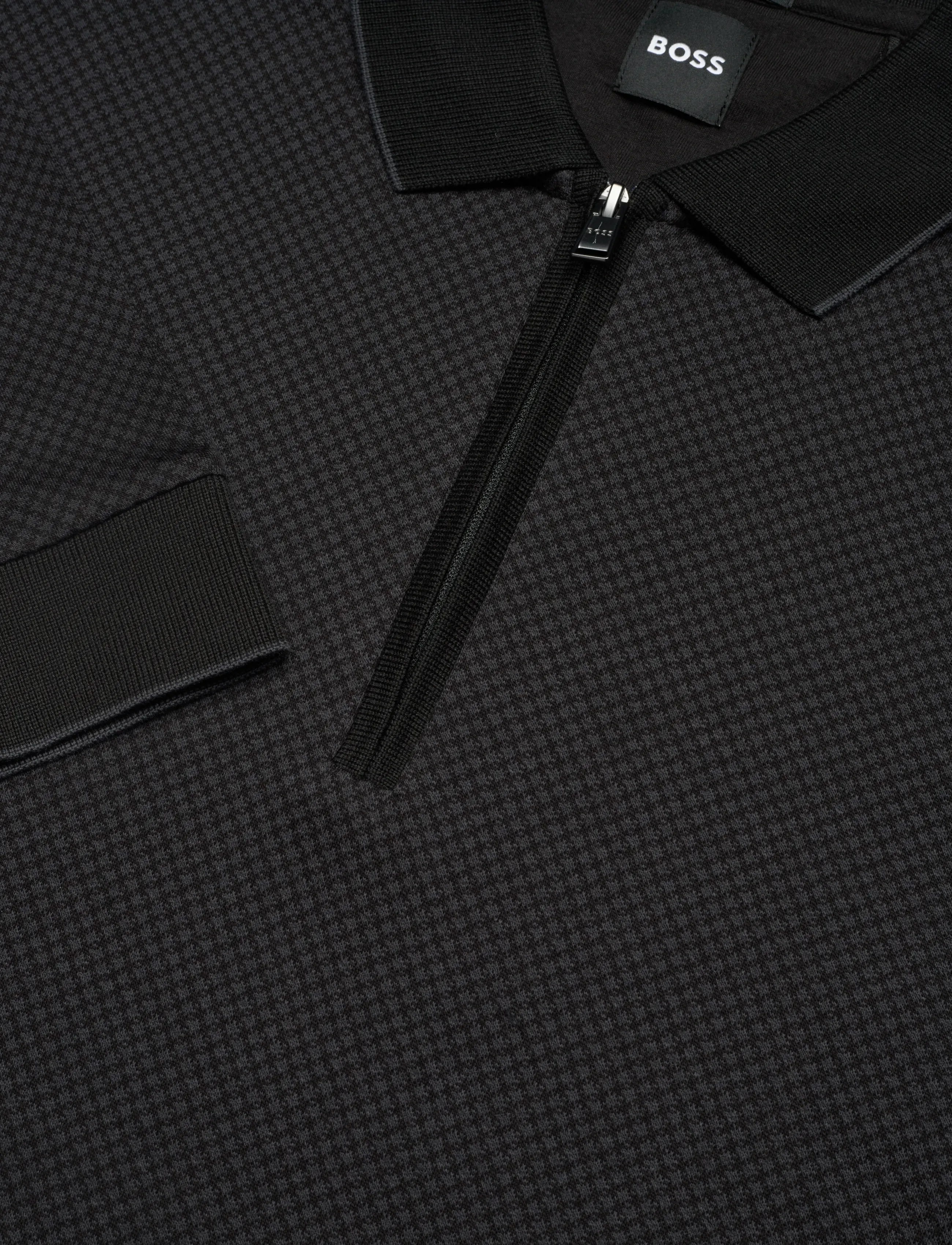 BOSS - H-Peduzzi 06 - half zip-tröjor - black - 2