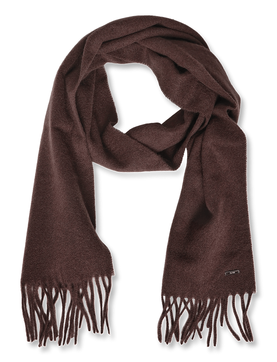 BOSS - Pyetro_30*190 - winter scarves - dark brown - 0