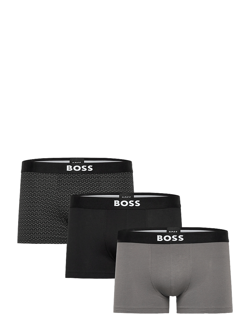 BOSS - Trunk 3P BOSS ONE D - unterhosen im multipack - open grey - 0