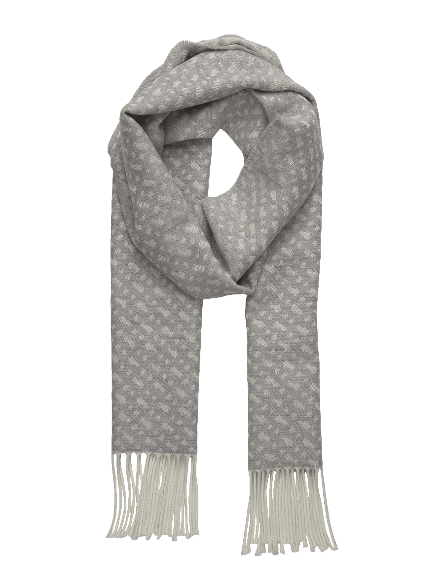 BOSS - Zesy_BB_35*190 - winterschals - light/pastel grey - 1