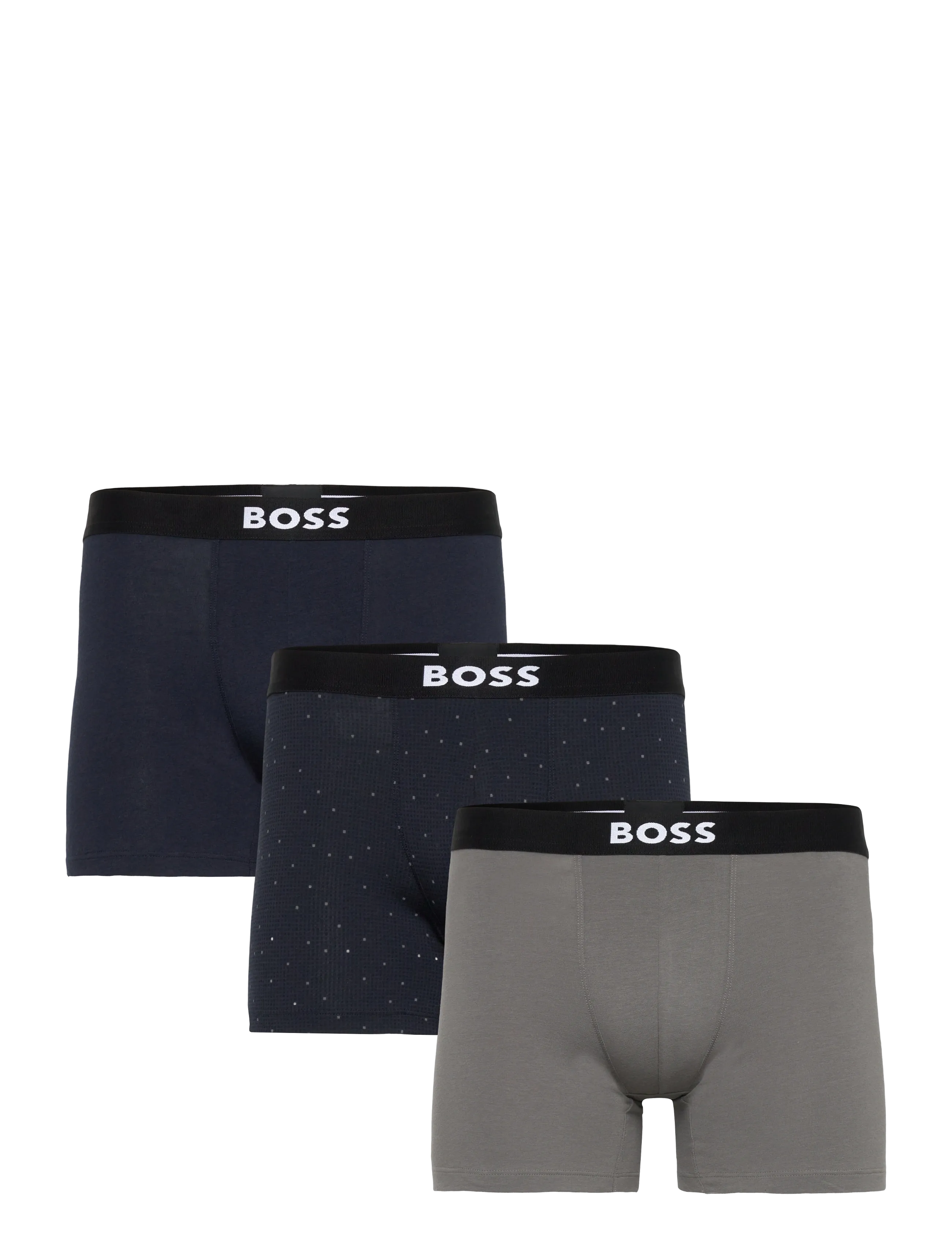 BOSS Boxerbr3P Boss One D, Mænd, Multipakke Boxerunderbukser, Multi/mønstret, Str: S