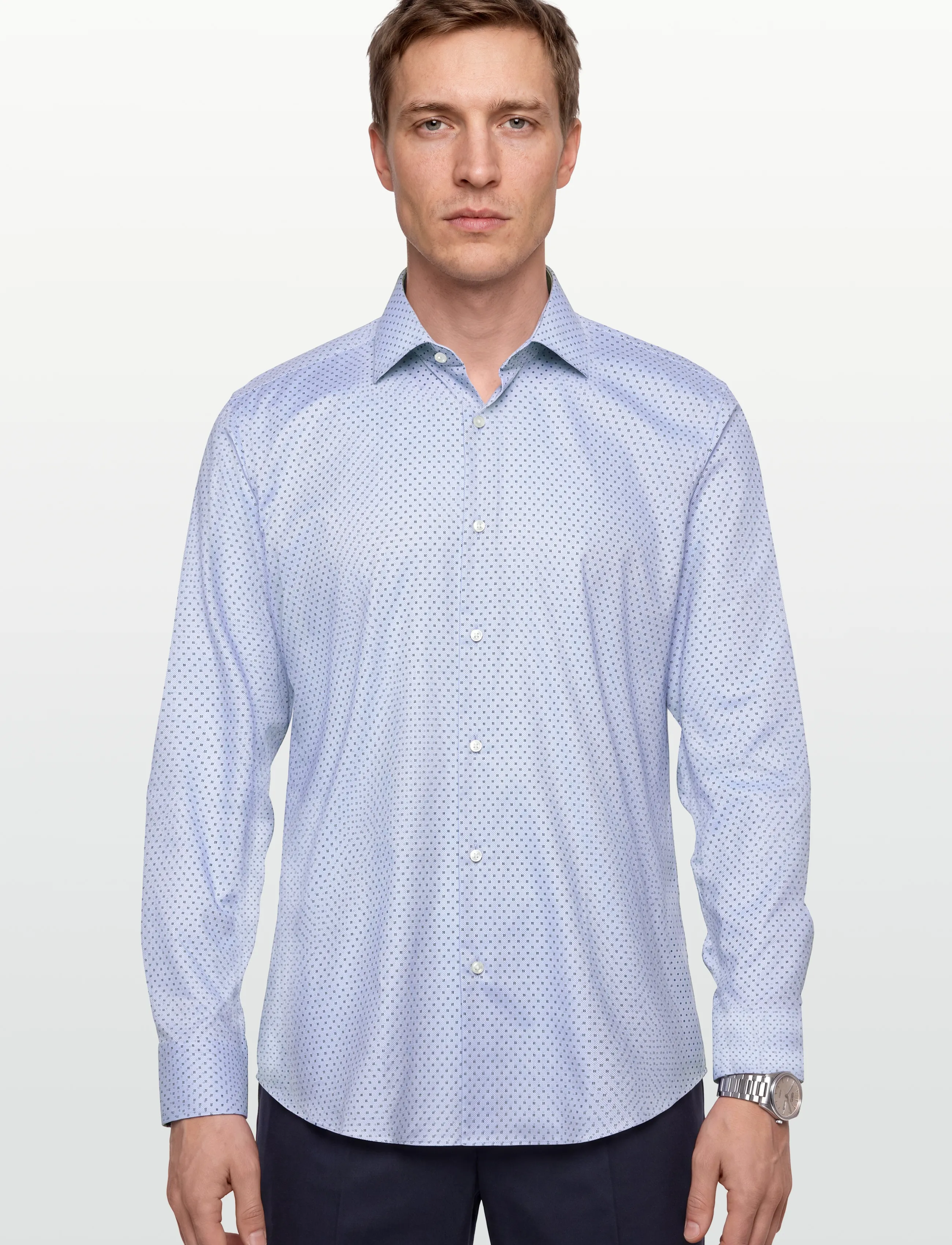 BOSS - H-JOE-kent-C1-214 - pattern shirts - light/pastel blue - 3