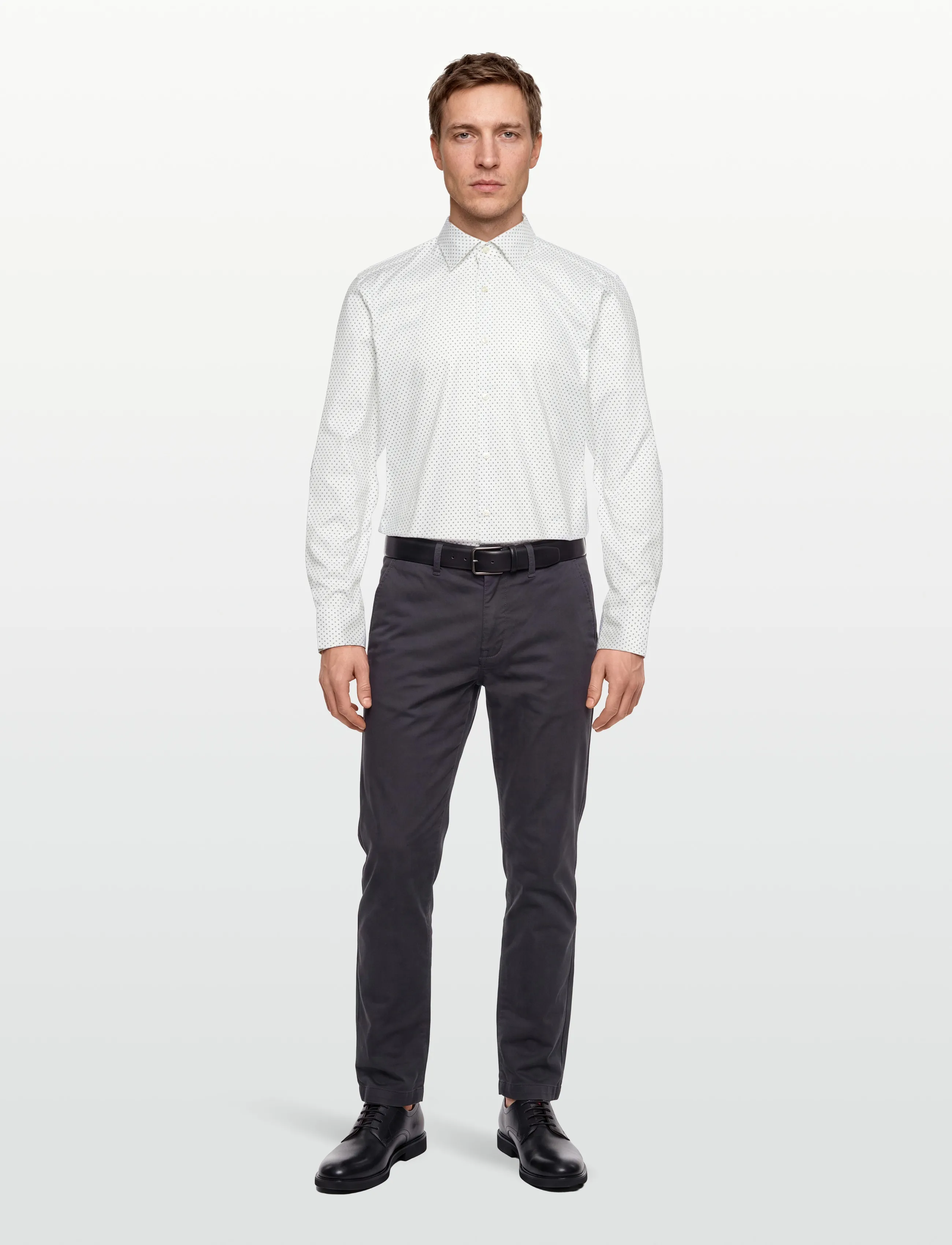 BOSS H-Joe-Kent-C1-214, 39, White, Skjorter > Business Shirts, Herre