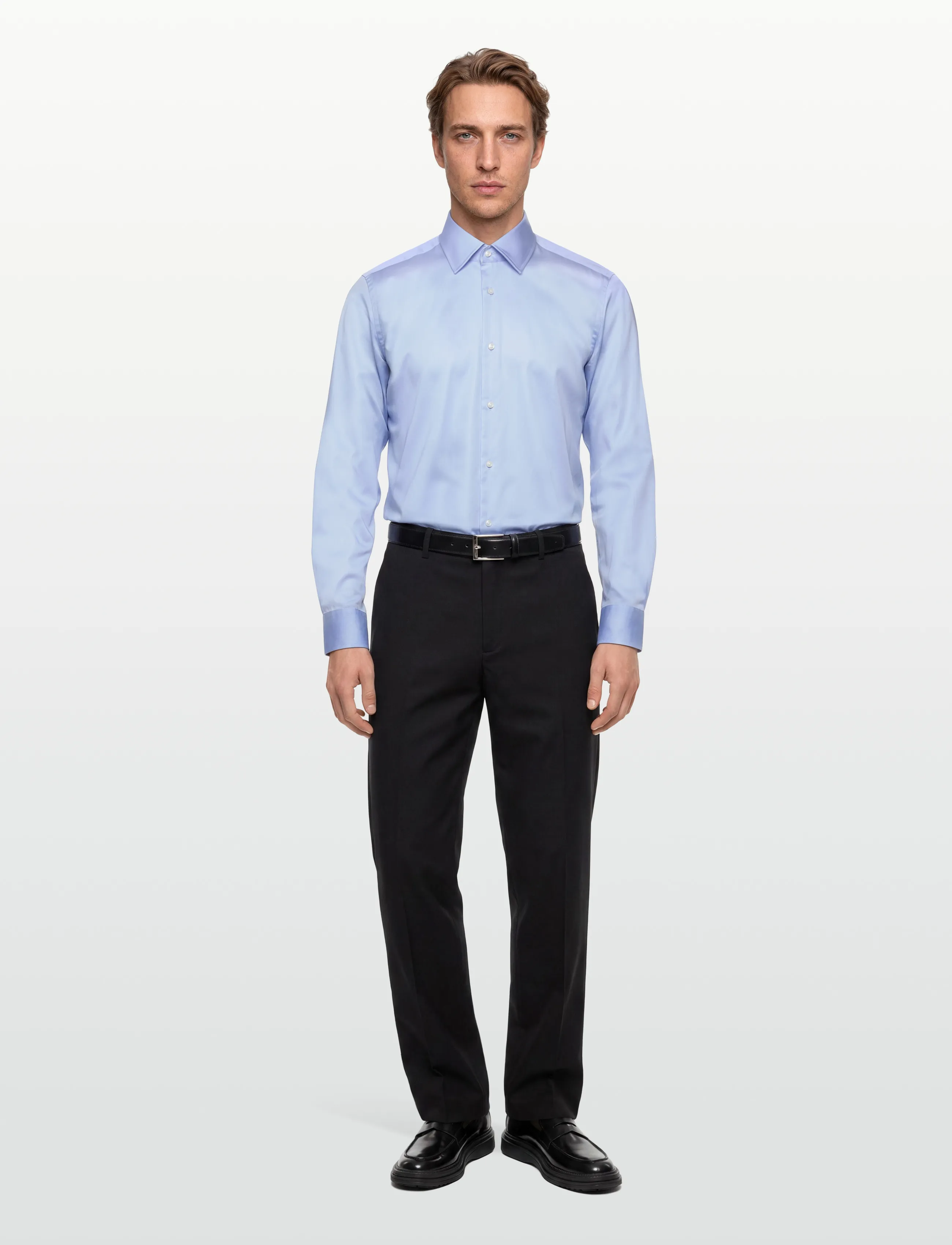 BOSS - H-JOE-kent-C1-214 - business-hemden - light/pastel blue - 0