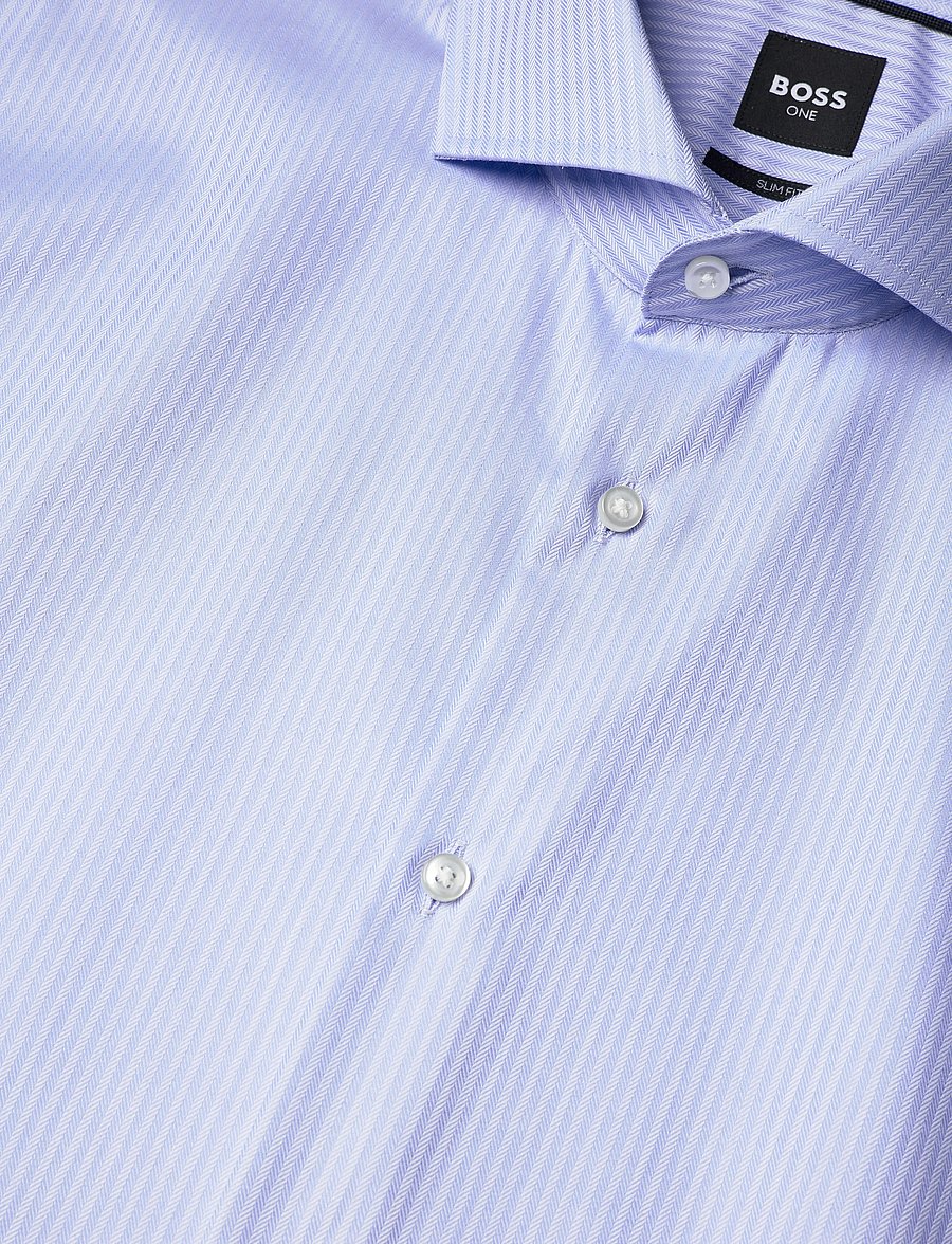 BOSS - H-HANK-spr-B1-C1-253 - kostymskjortor - light/pastel blue - 3