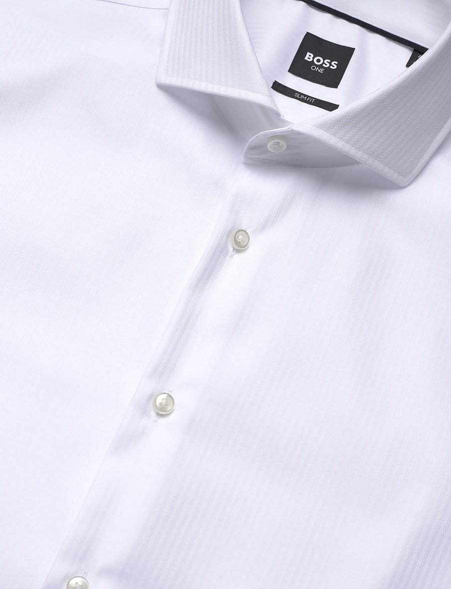 BOSS - H-HANK-spr-B1-C1-253 - formelle skjorter - white - 3