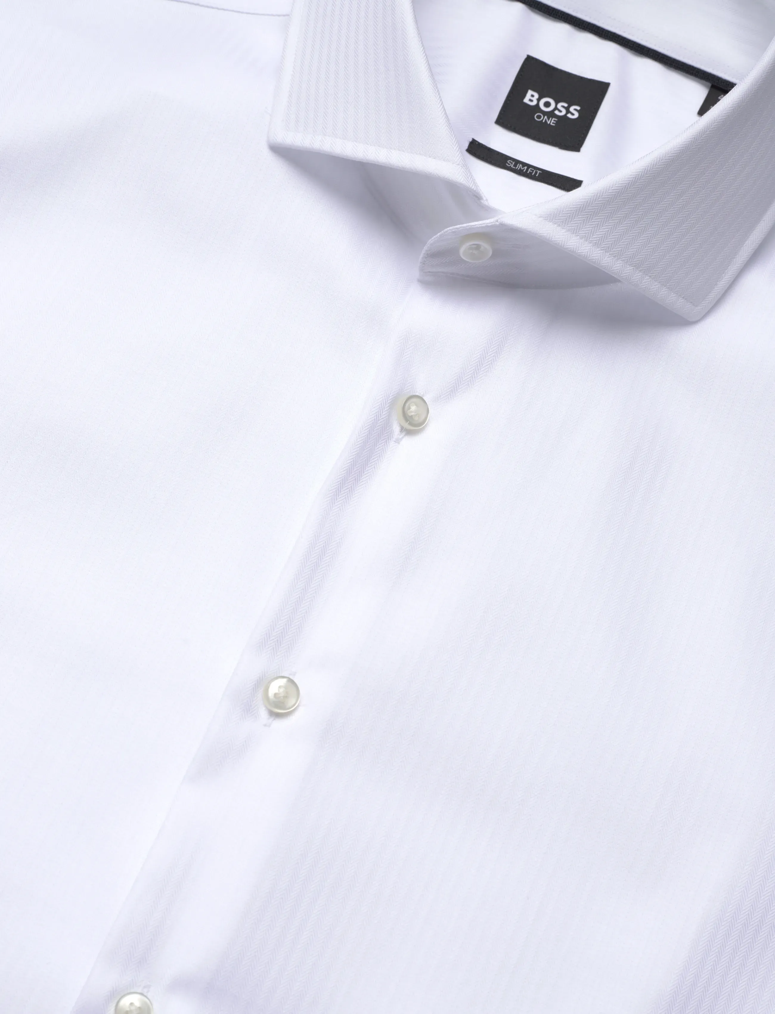 BOSS - H-HANK-spr-B1-C1-253 - kostymskjortor - white - 3