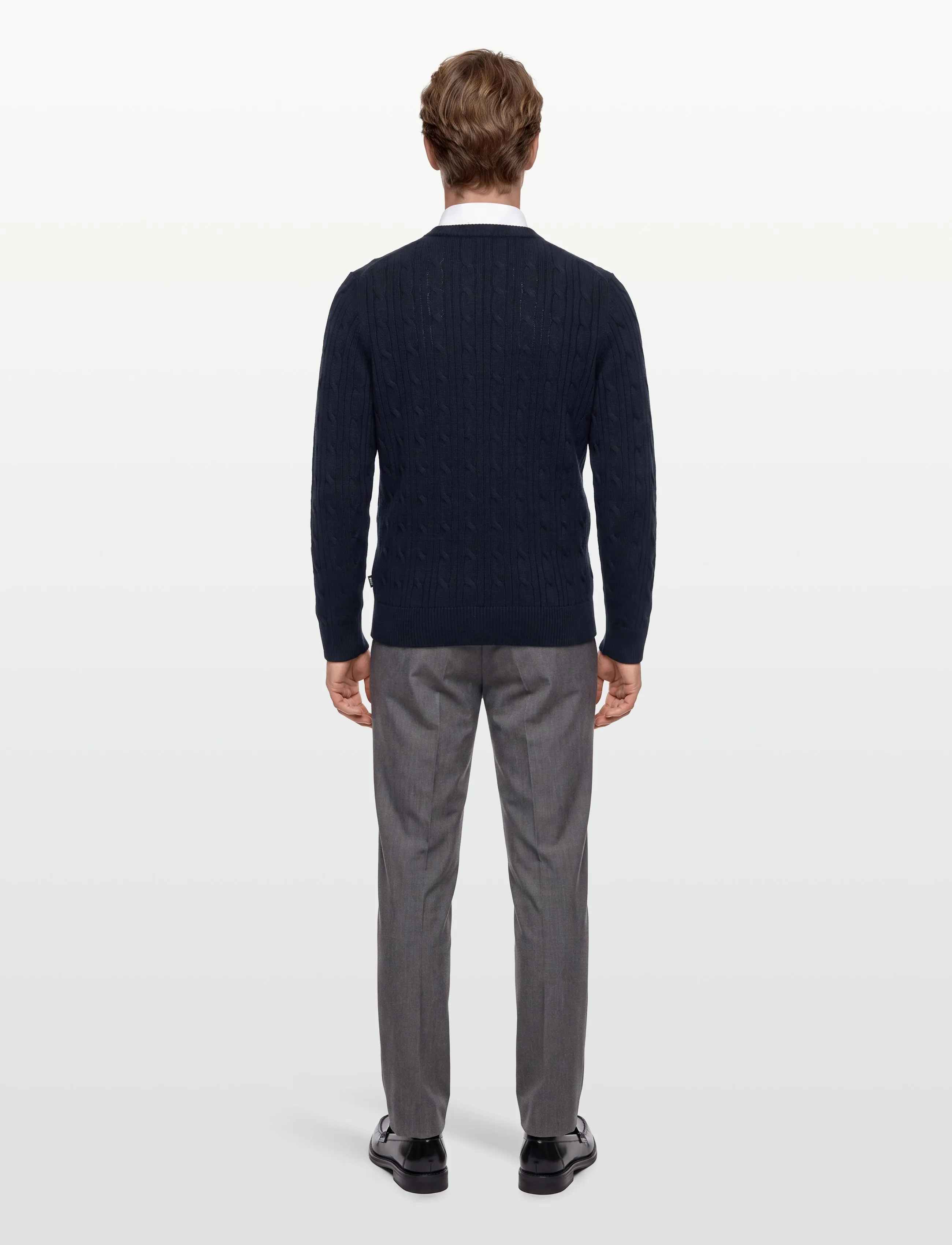 BOSS - H-Hetico - basic-strickmode - dark blue - 4