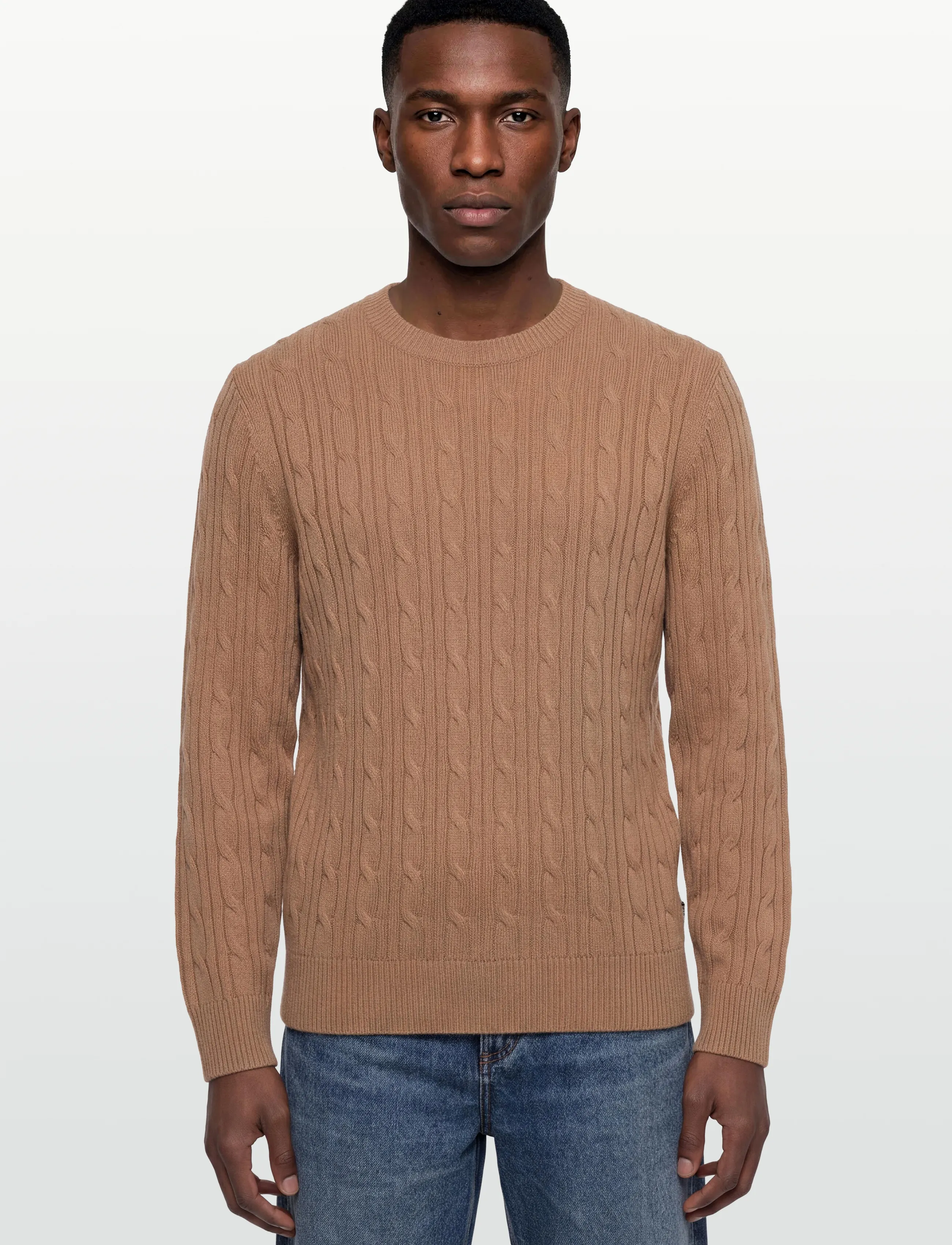 BOSS - H-Hetico - basic-strickmode - medium beige - 3