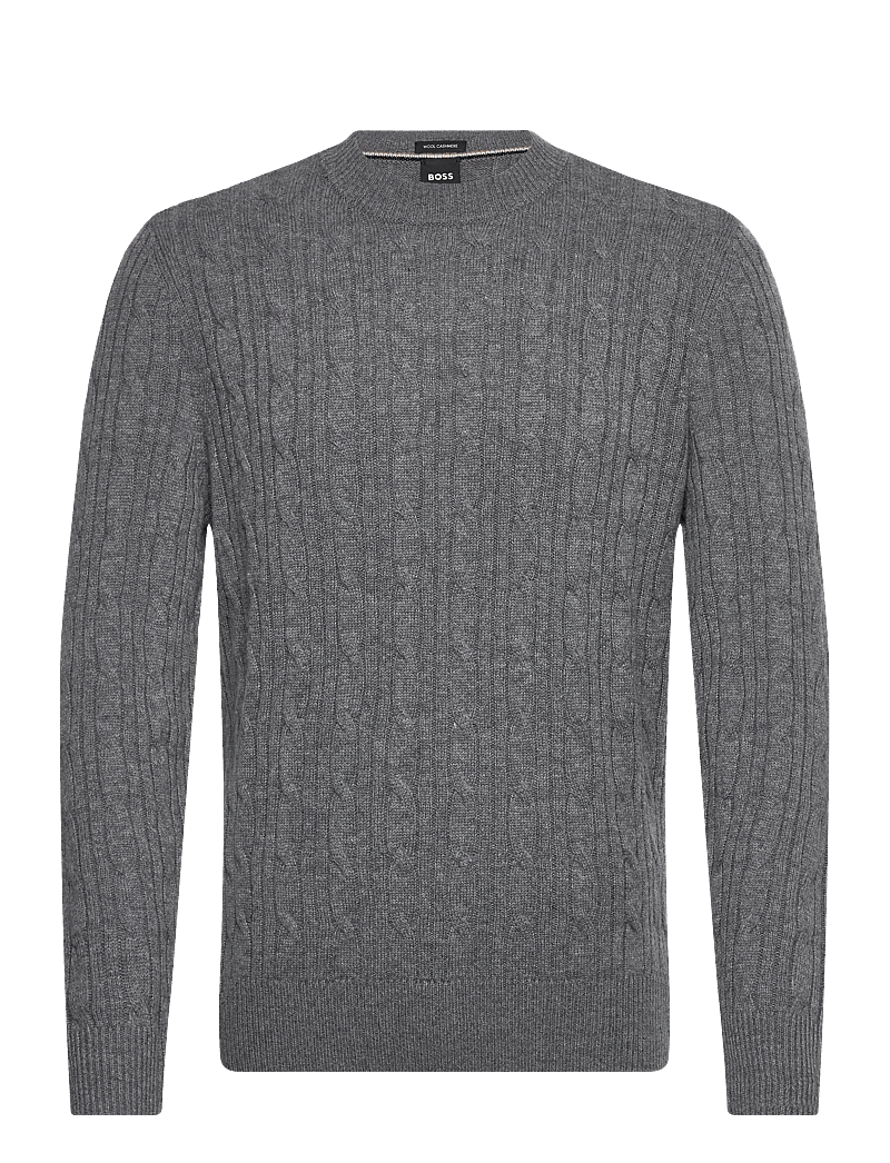 BOSS - H-Hetico - rund hals - medium grey - 0