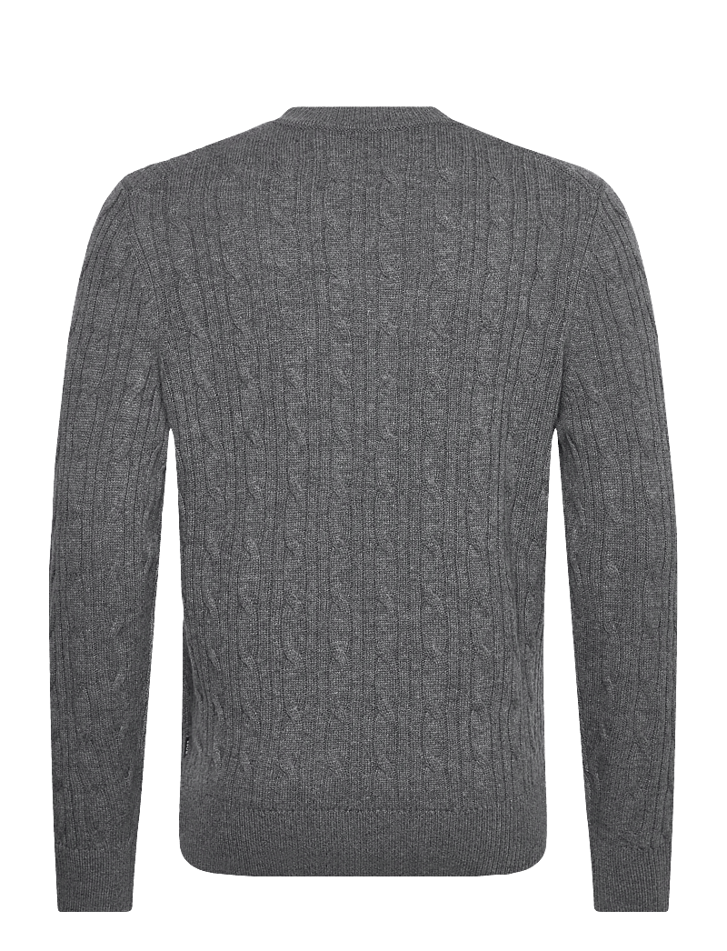 BOSS - H-Hetico - rund hals - medium grey - 1