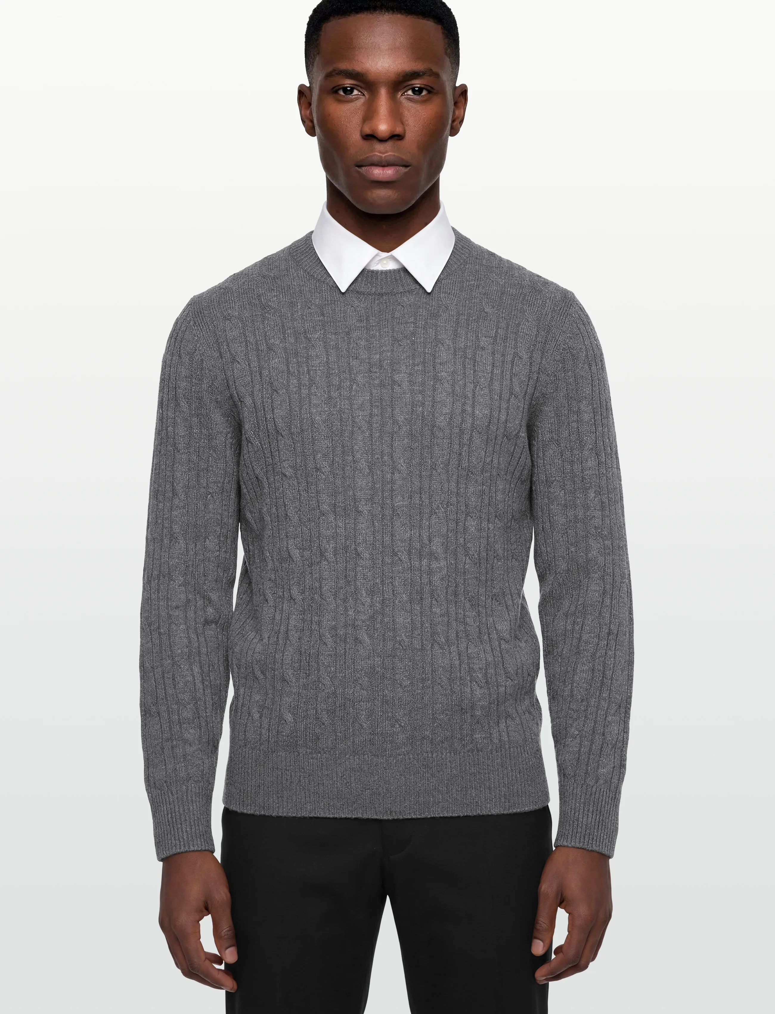 BOSS - H-Hetico - rundhals - medium grey - 3