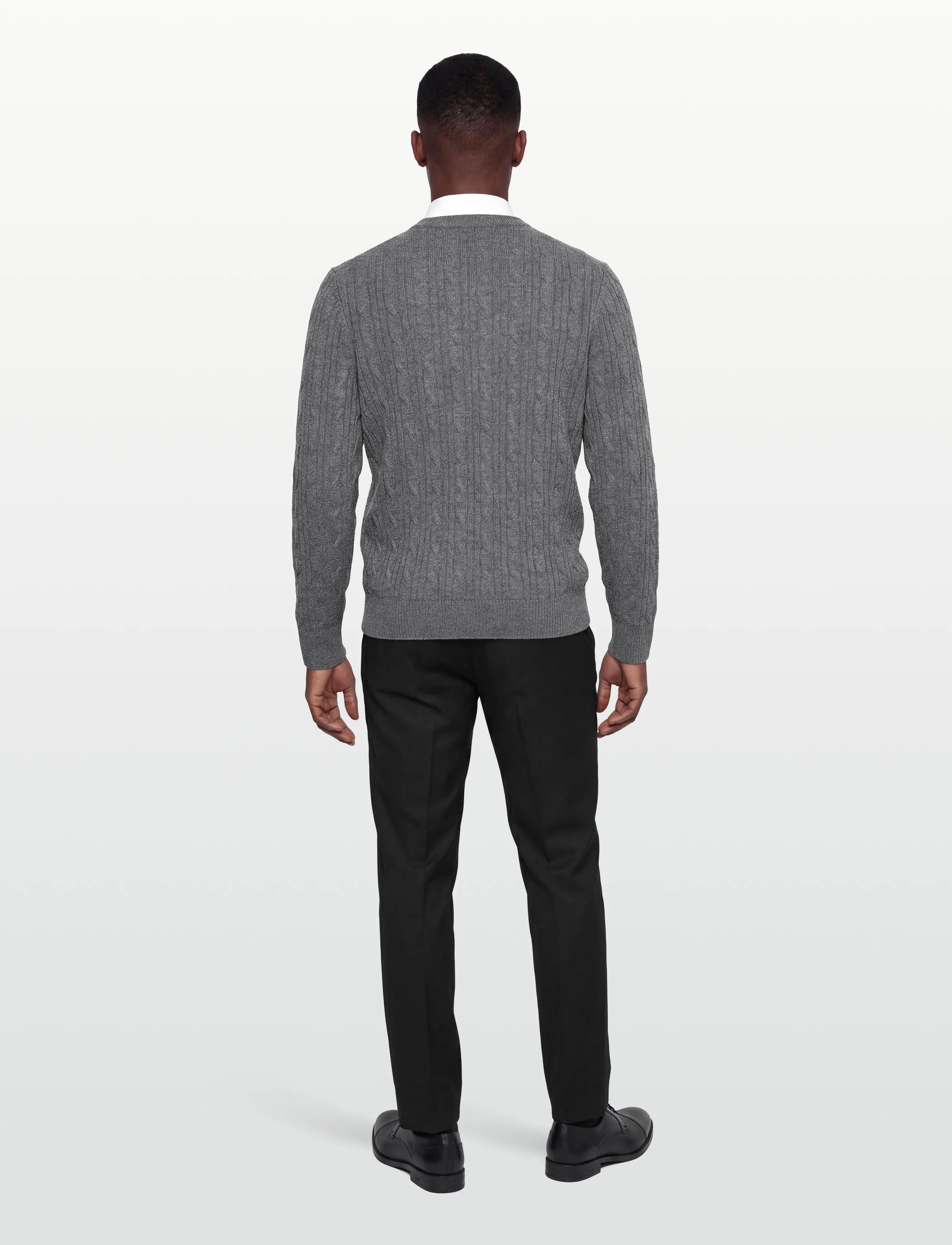BOSS - H-Hetico - rundhals - medium grey - 4