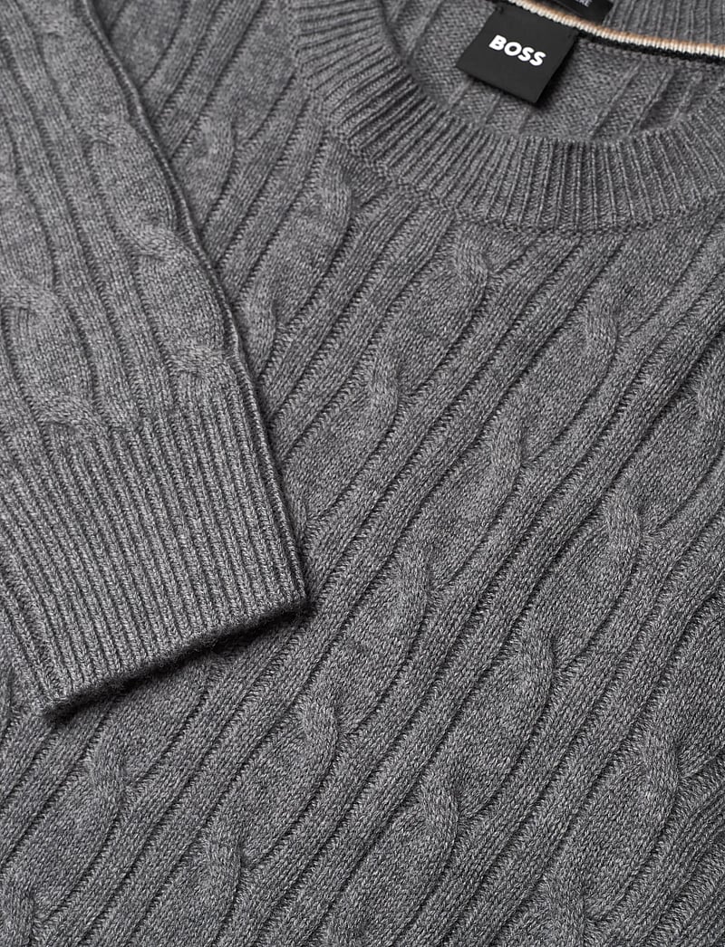 BOSS - H-Hetico - rund hals - medium grey - 2