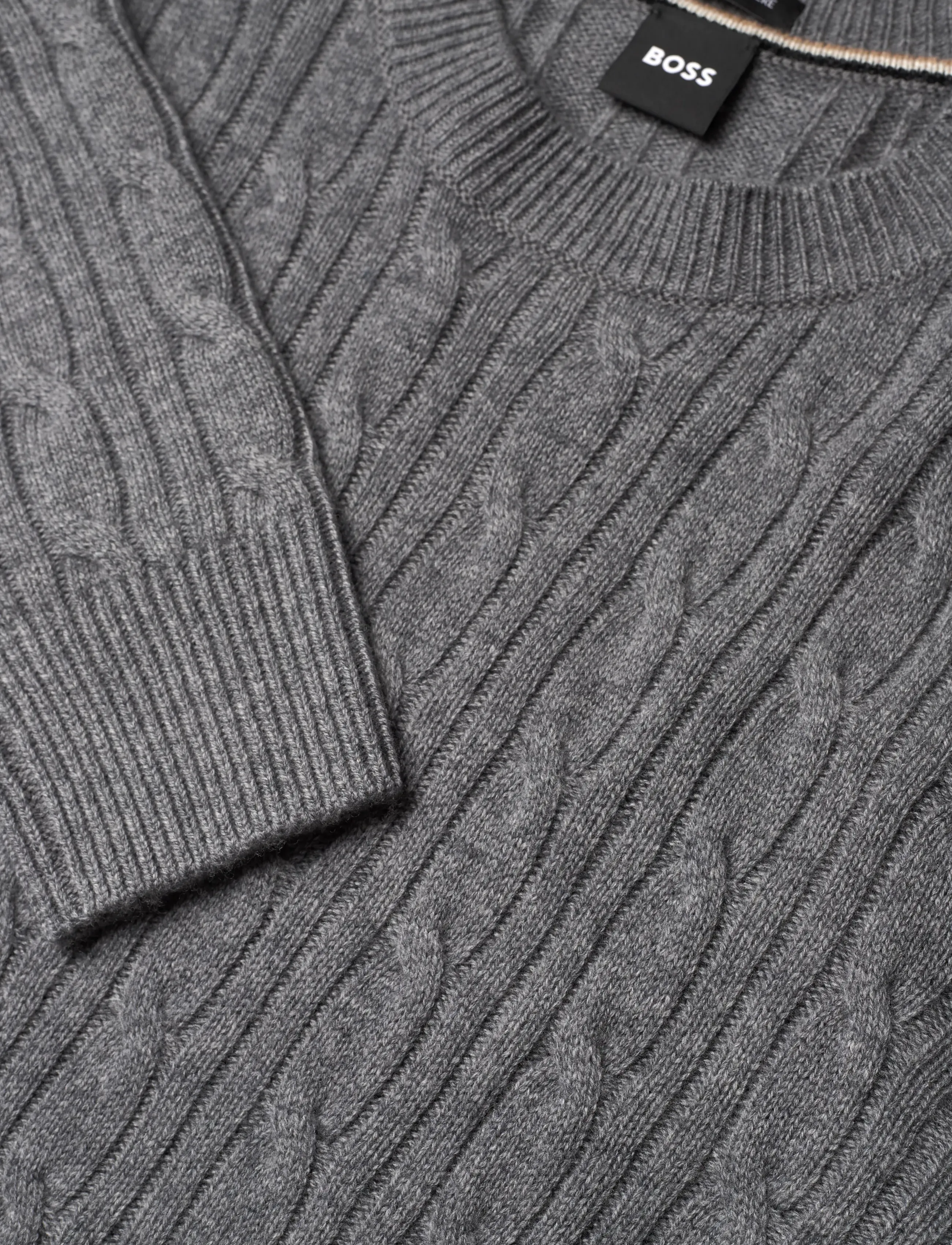 BOSS - H-Hetico - strickmode - medium grey - 2