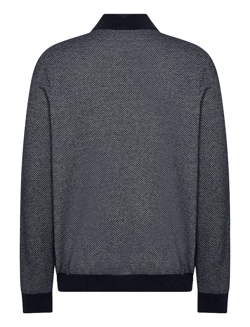 BOSS - H-Hettore - tõmblukk-kaelusega dressipluusid - dark blue - 1