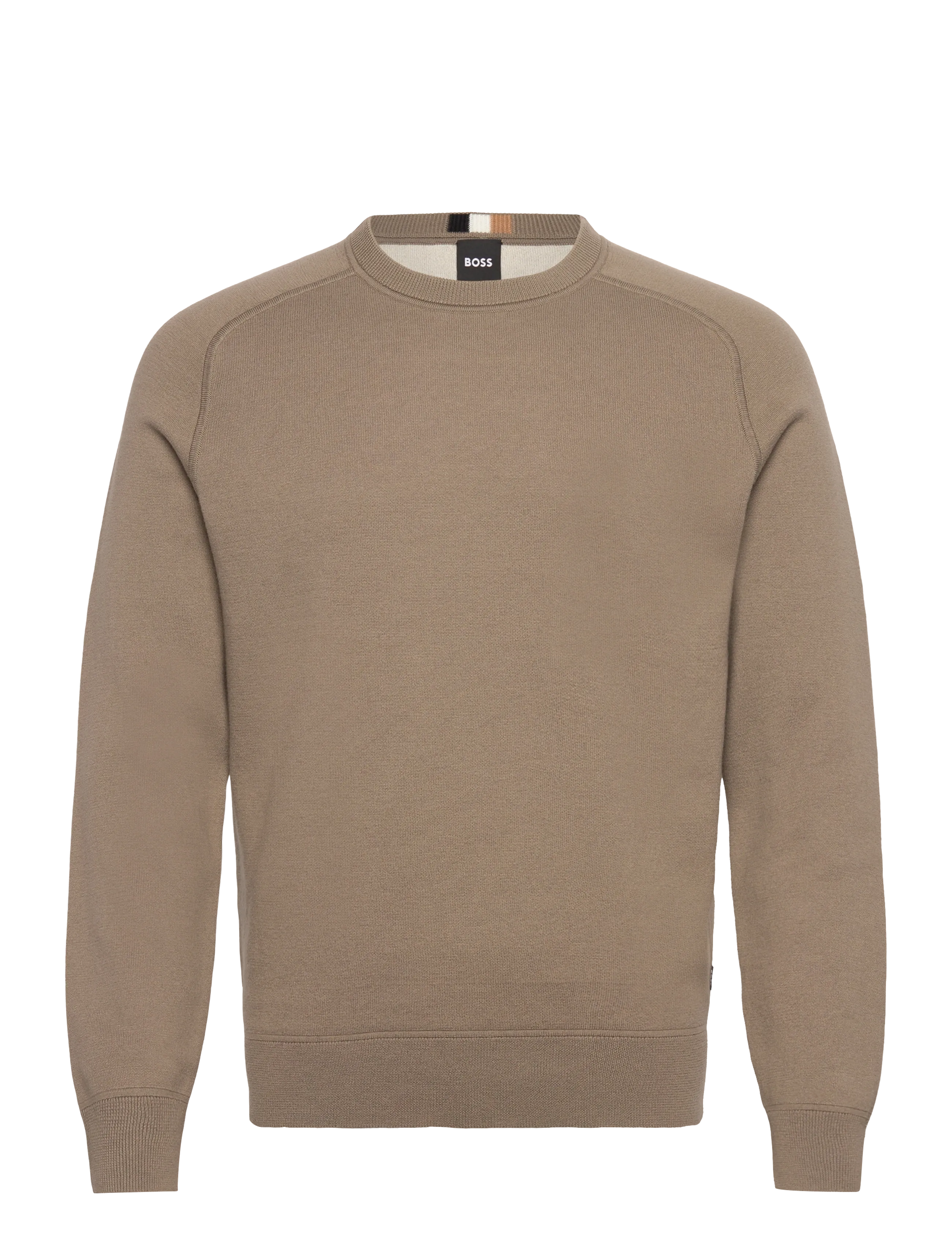 BOSS H-Hidoneo - Rundhals - OPEN BROWN / beige