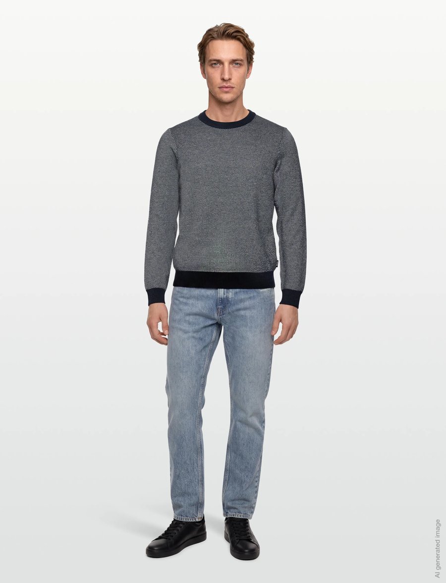 BOSS - H-Hestro - rundhals - dark blue - 0