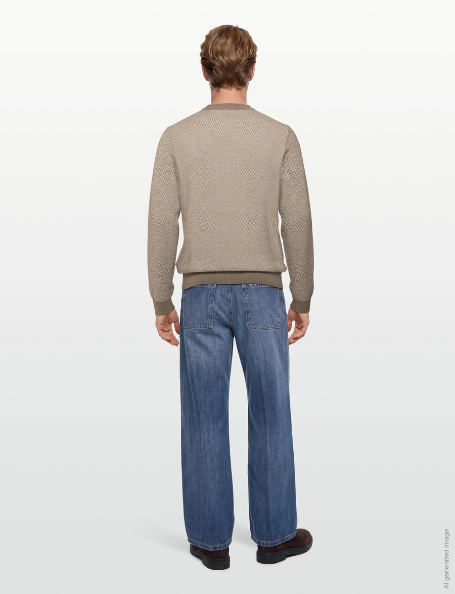 BOSS - H-Hestro - rundhals - open brown - 4