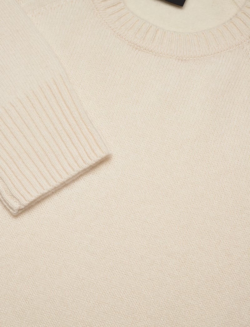 BOSS - H-Halvo - rund hals - open white - 2