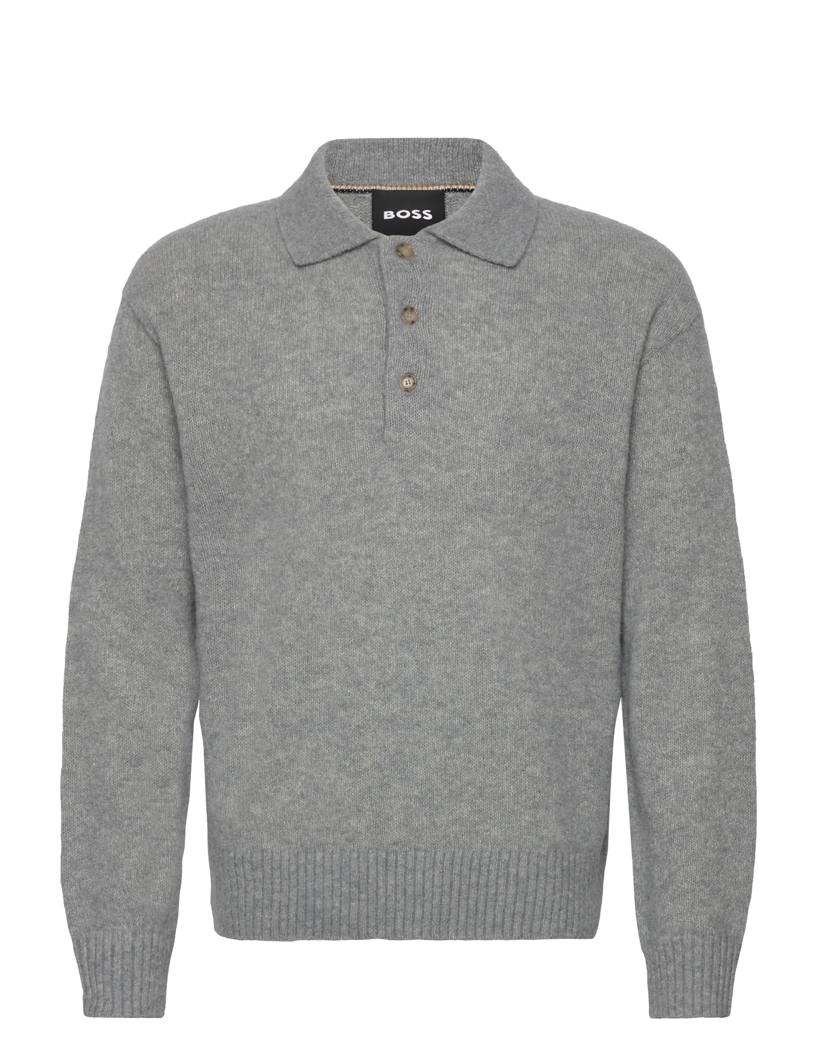 BOSS C-Hadone, XXL, Polos, Grau - Long-sleeved, Männerswear