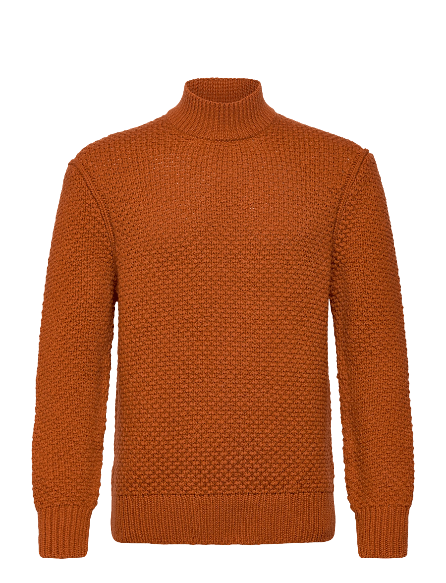 BOSS - C-Heletto - rollkragen - dark orange - 0
