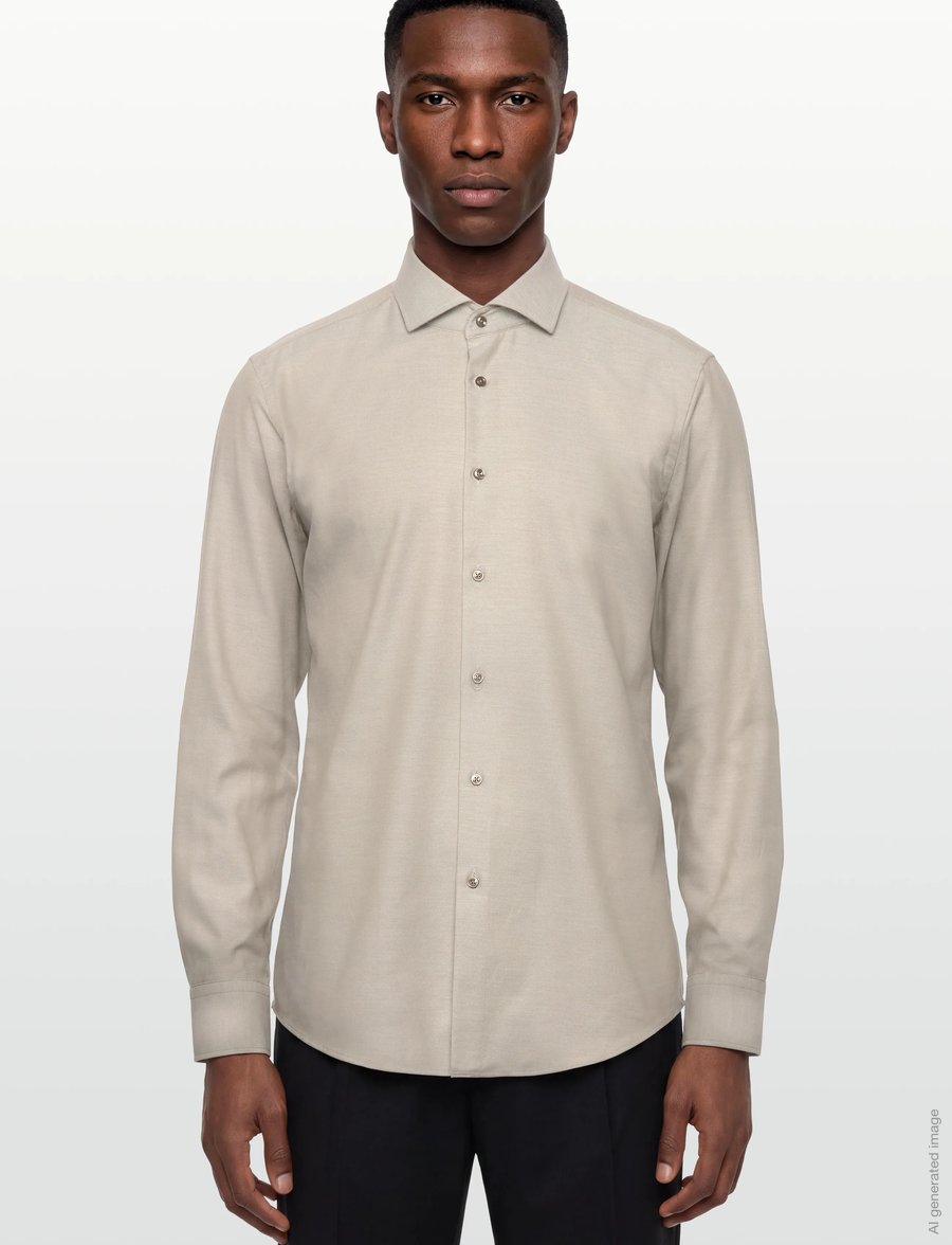 BOSS - H-HANK-spread-C1-222 - formelle skjorter - open brown - 3
