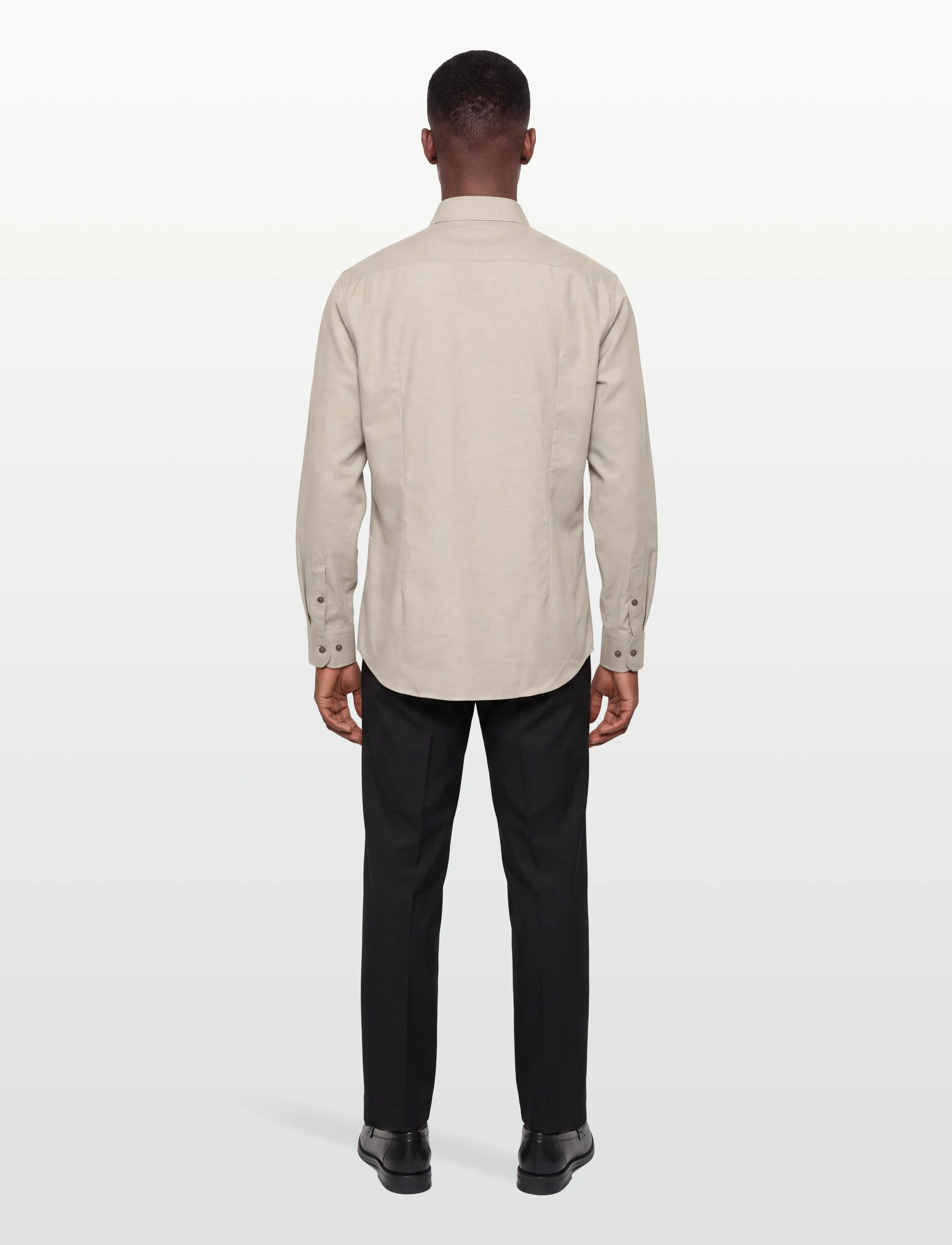 BOSS - H-HANK-spread-C1-222 - kontorisärgid - open brown - 4