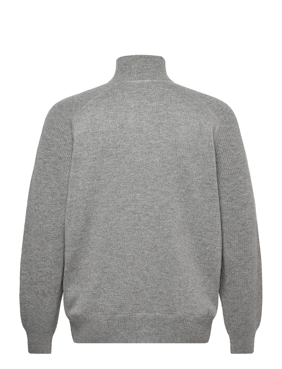 BOSS - H-Hibisco - pullover mit durchgehendem reißverschluss - silver - 2