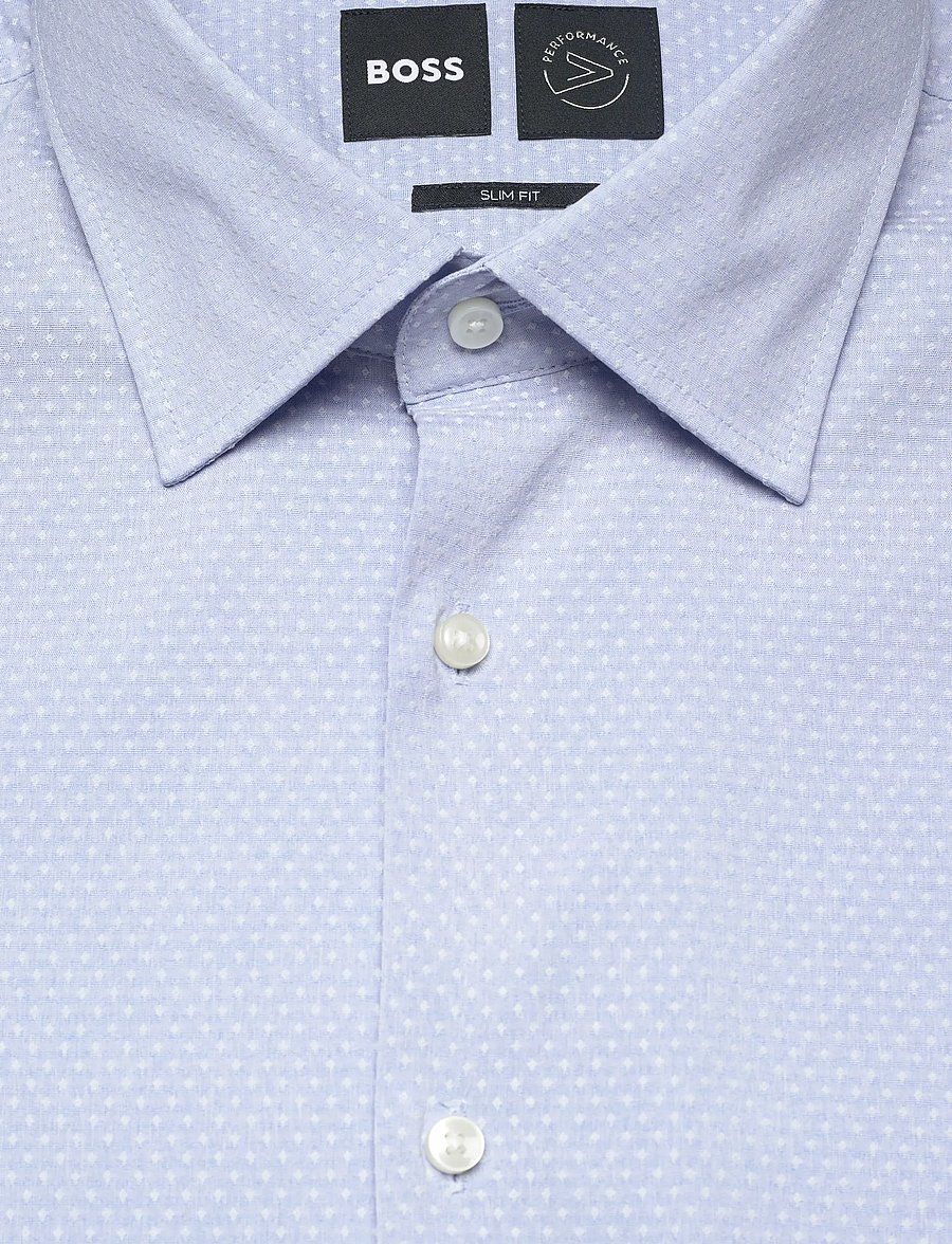 BOSS - P-HANK-kent-C1-222 - vabaajasärgid - light/pastel blue - 5