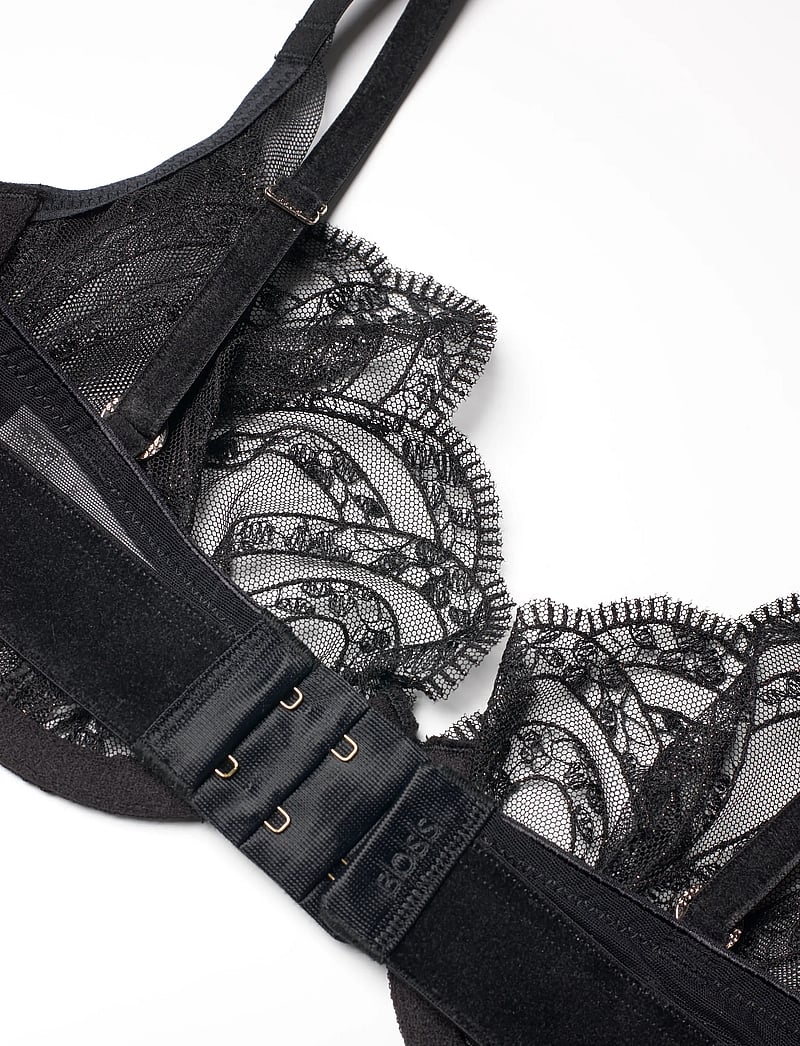 BOSS - TWIST BALCONETTE - balconette bras - black - 3