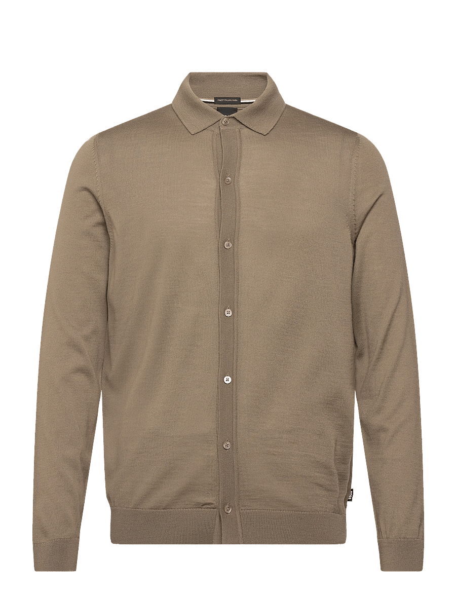 BOSS - Helbert - cardigans - open brown - 0
