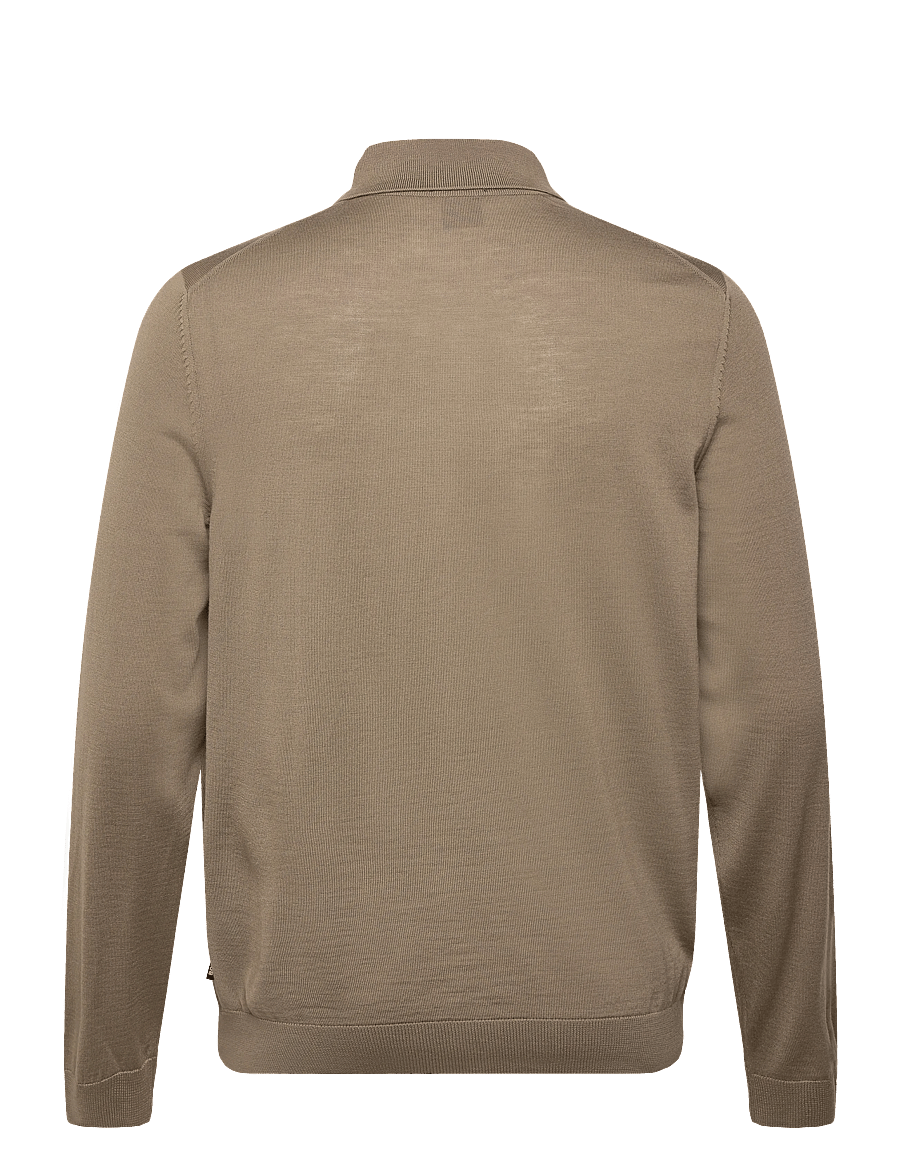 BOSS - Helbert - cardigans - open brown - 1