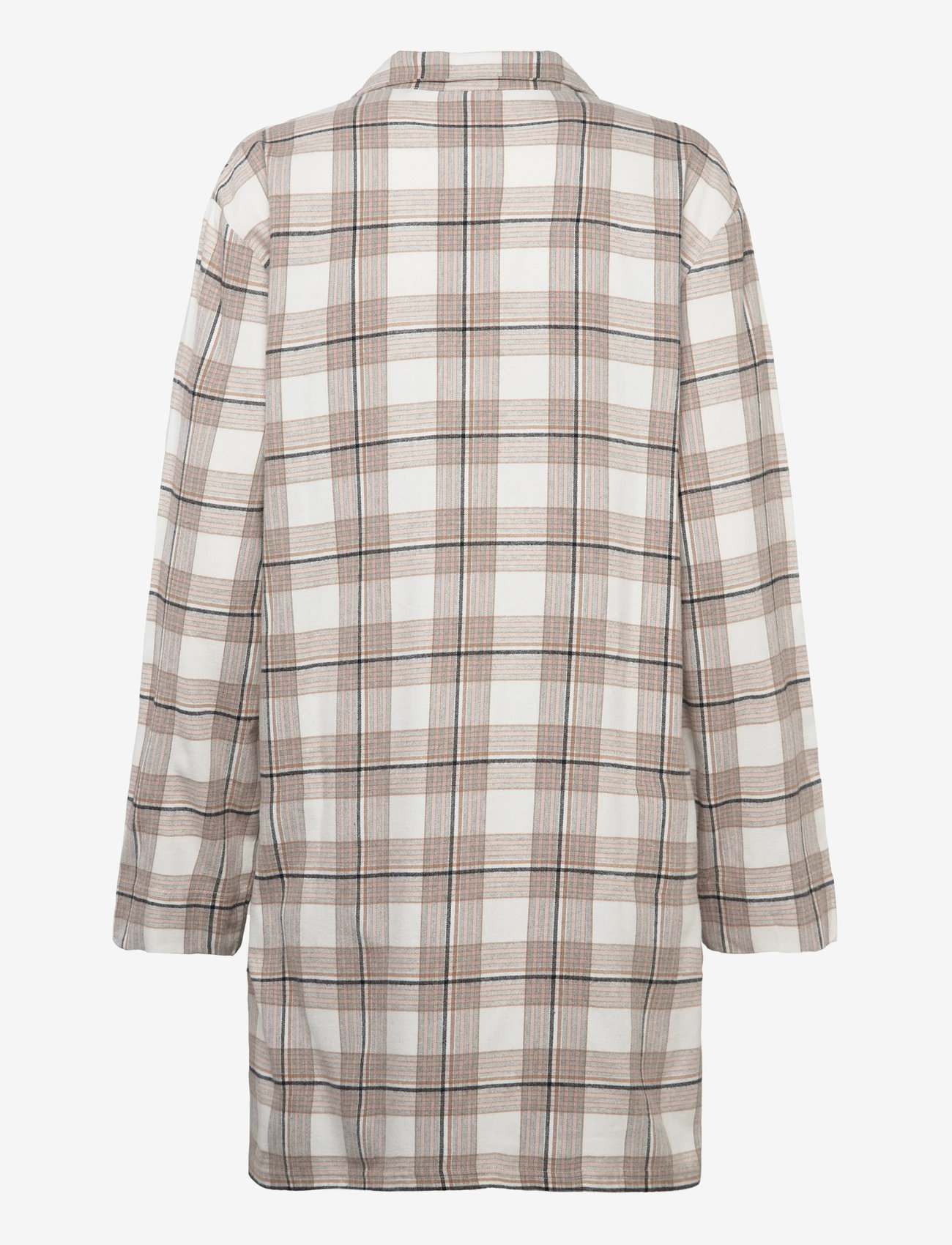 BOSS - Holiday_Sleep Shirt - nattlinnen - open white - 1