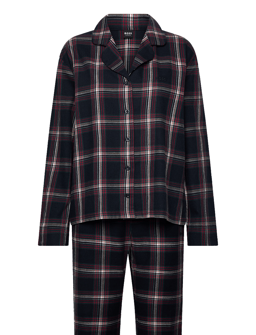 BOSS - Holiday_Long Set - pyjamas - dark green - 0