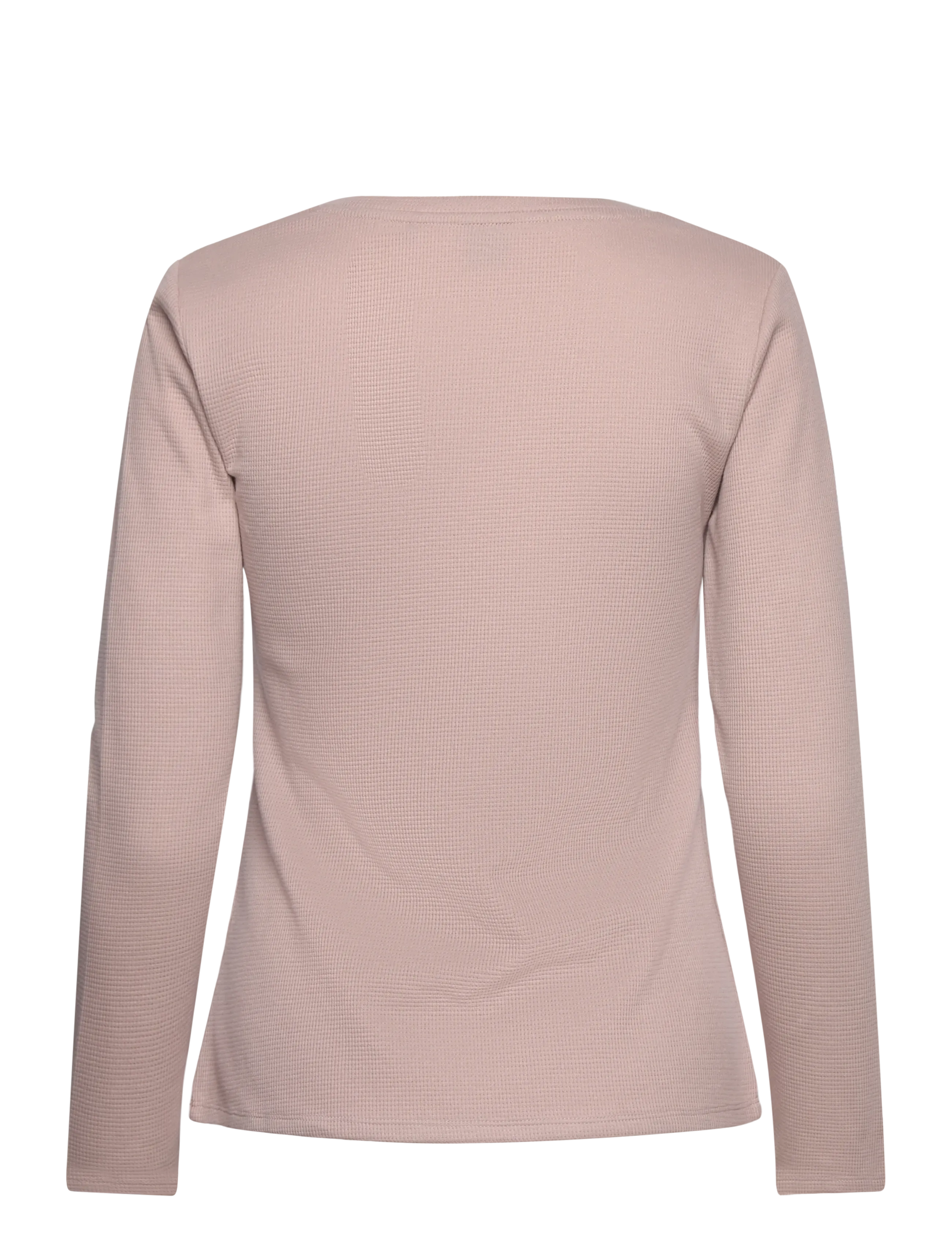 BOSS - Waffle_LS-Shirt CN - långärmade toppar - light beige - 1