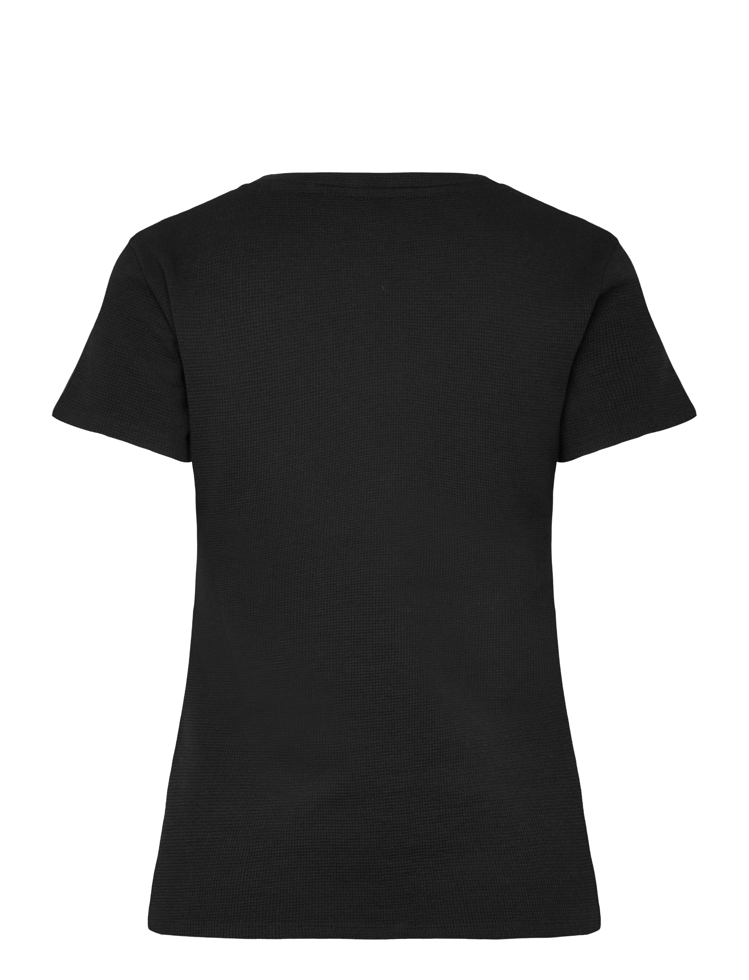 BOSS - Waffle_T-Shirt CN - t-shirts - black - 1