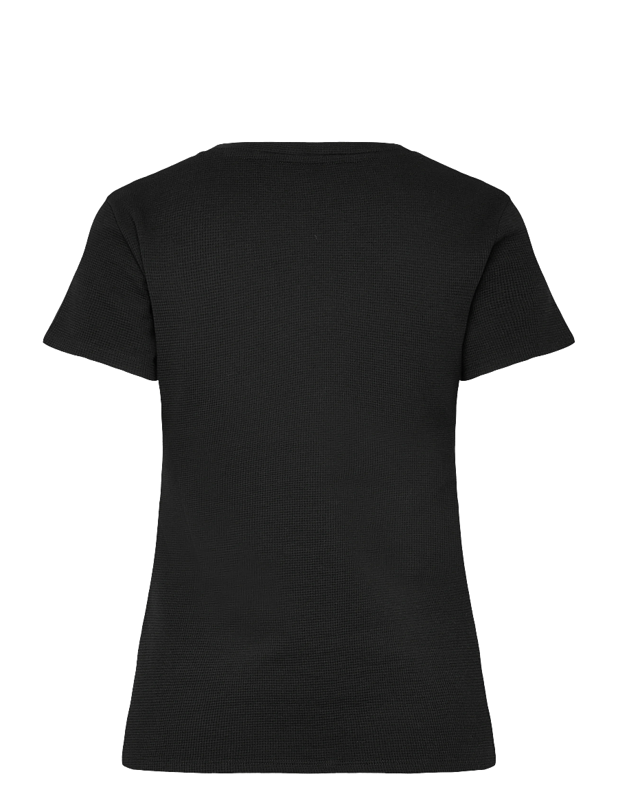 BOSS - Waffle_T-Shirt CN - t-shirts - black - 1