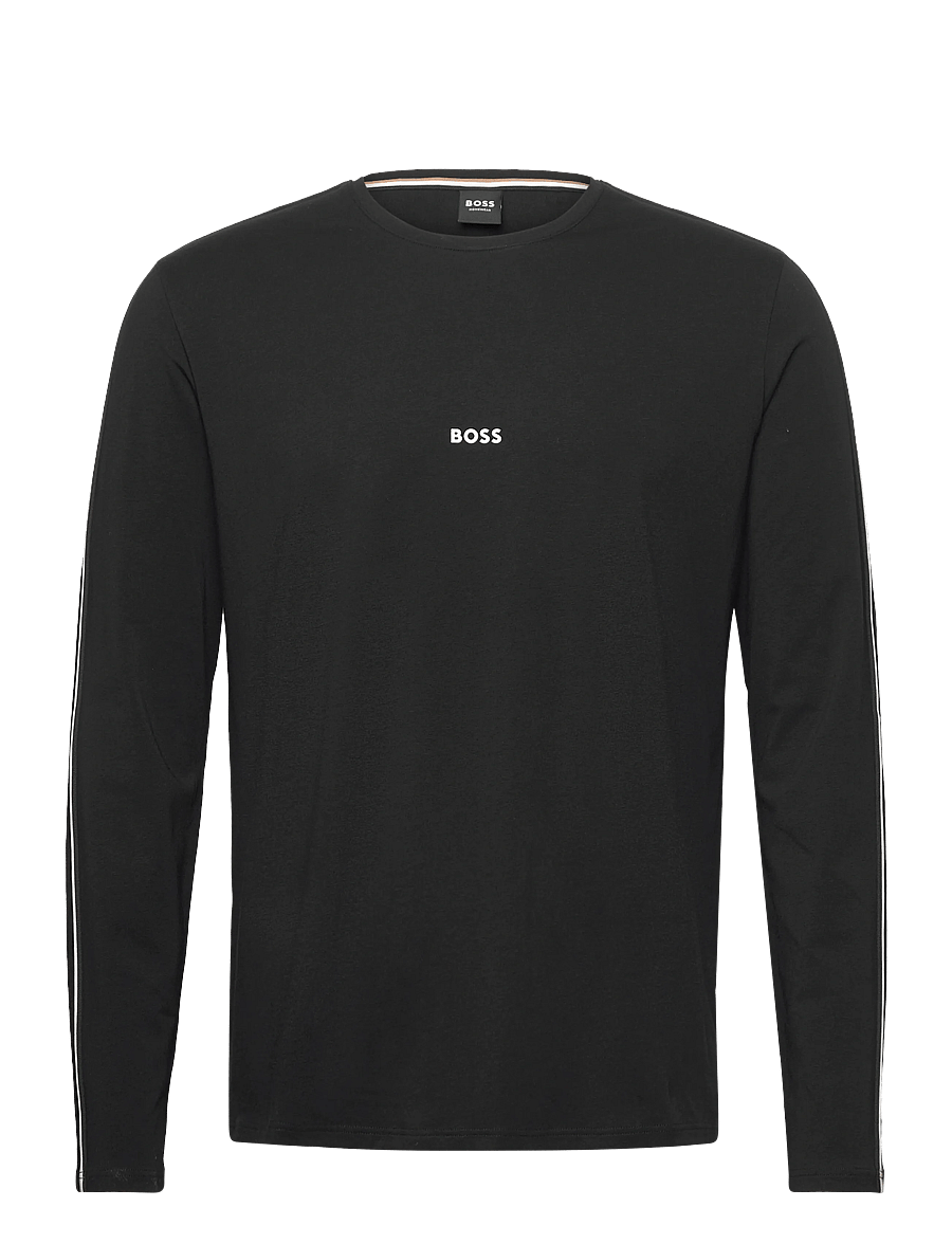BOSS - Unique LS-Shirt - pidžaamasärgid - black - 0