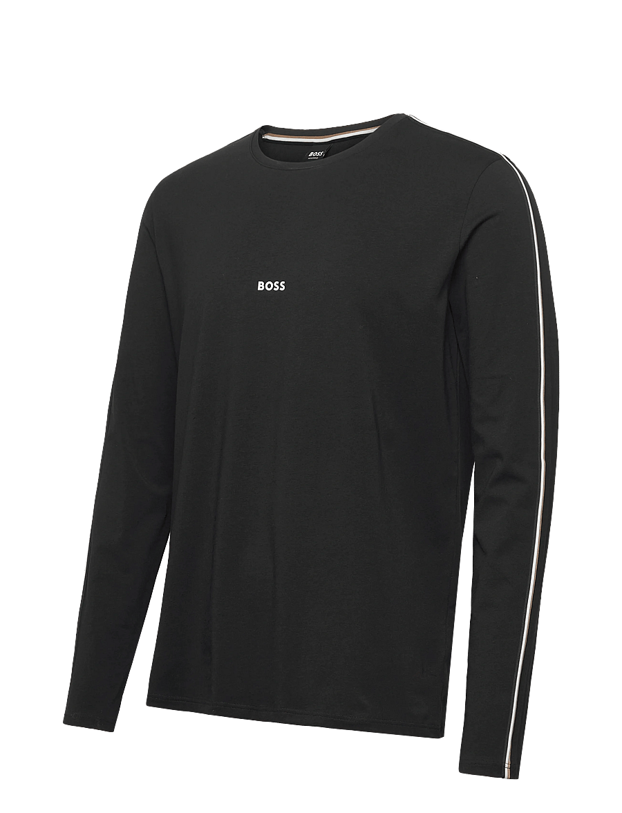 BOSS - Unique LS-Shirt - pidžaamasärgid - black - 3