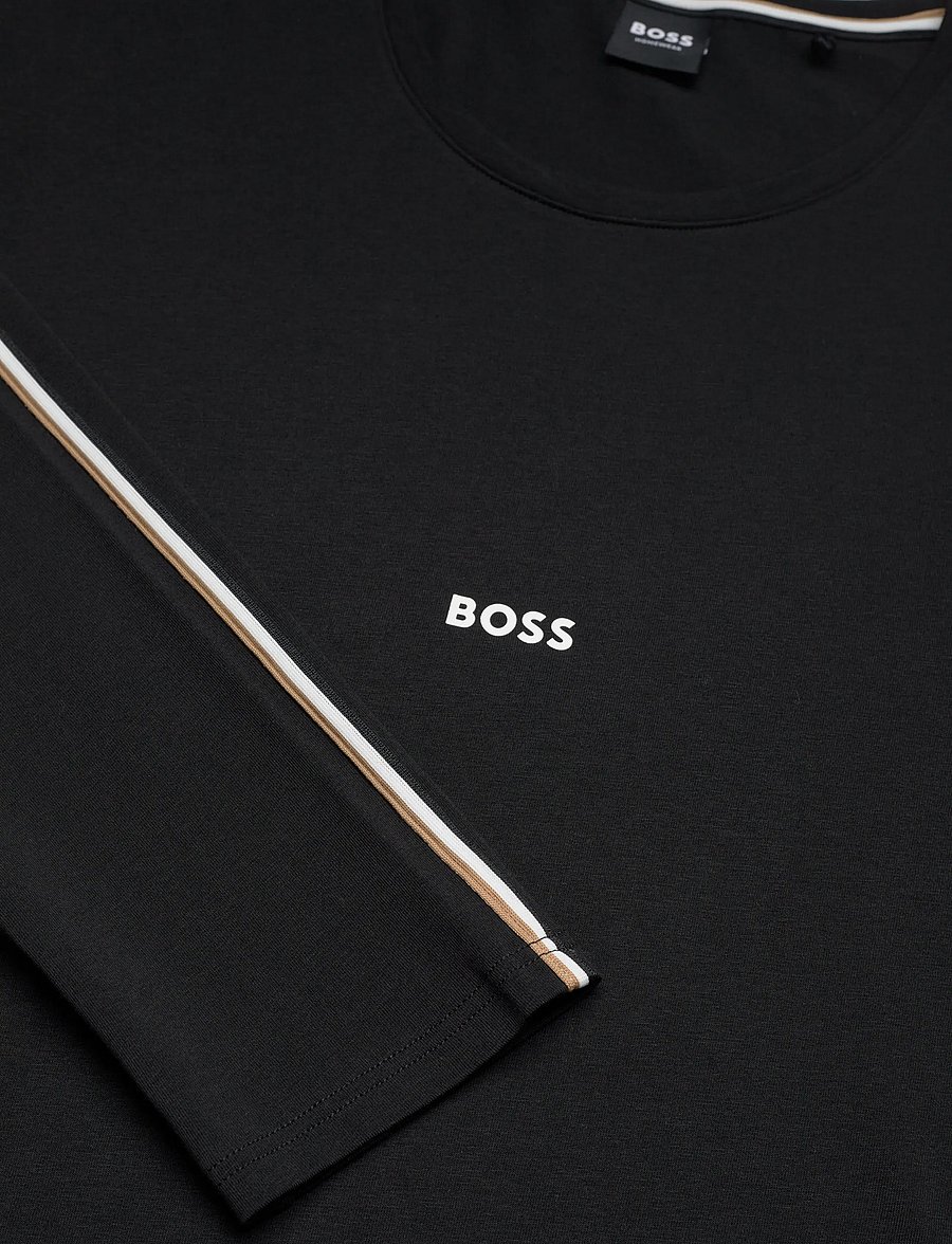 BOSS - Unique LS-Shirt - pidžaamasärgid - black - 4